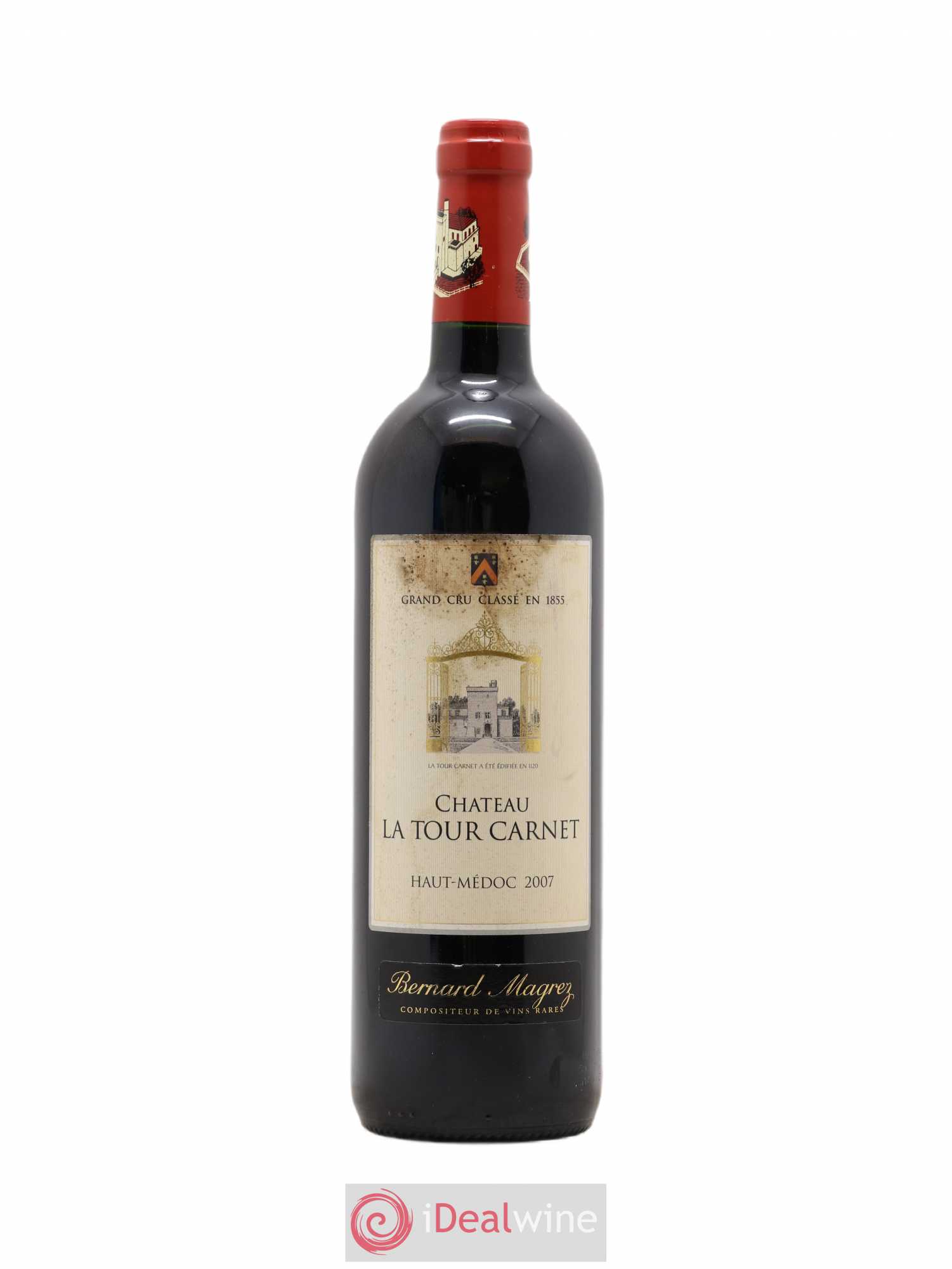 Château la Tour Carnet 4ème Grand Cru Classé 2007 - Lot de 1 bouteille - 0