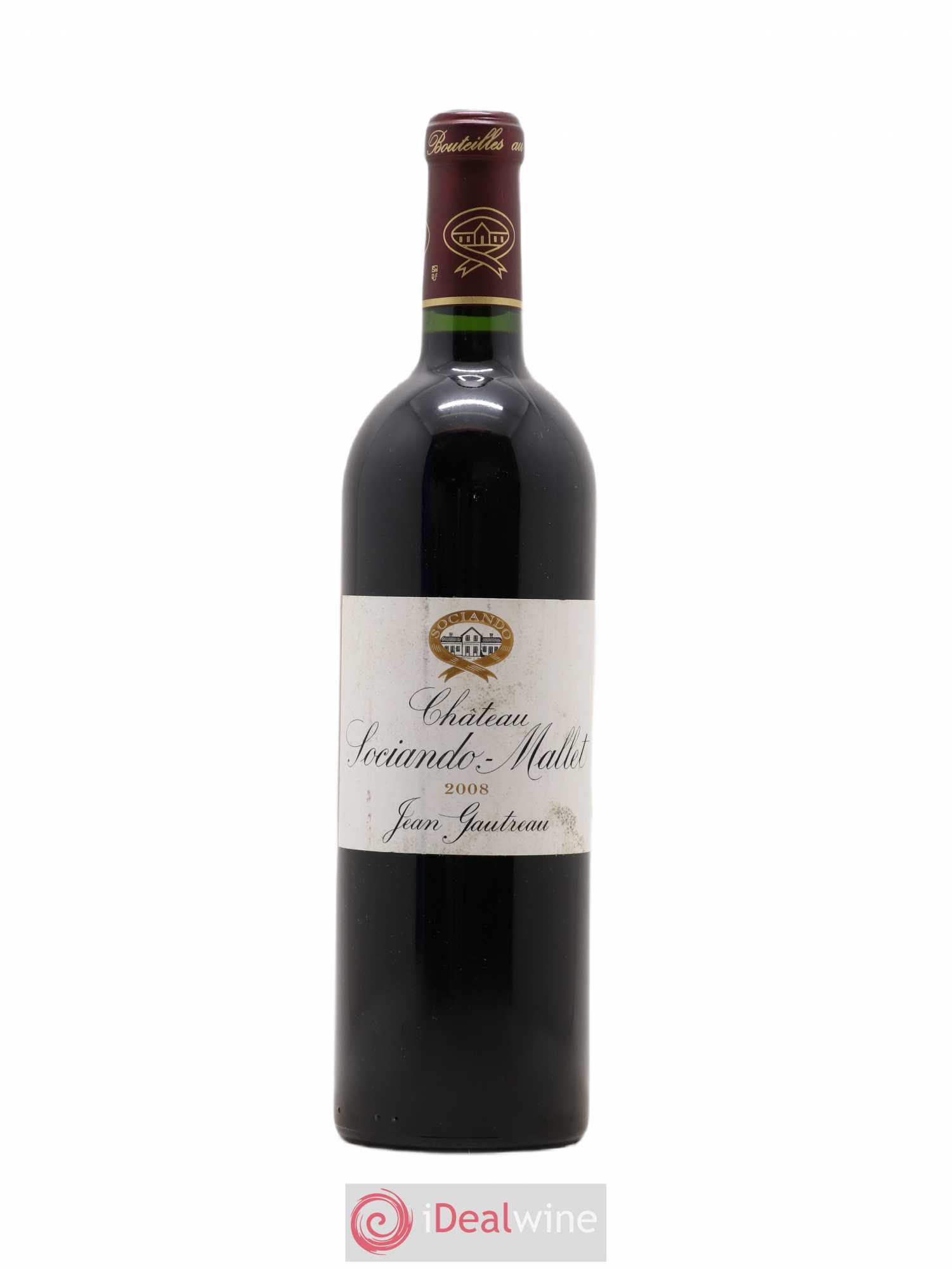 Château Sociando Mallet 2008 - Lot de 1 bouteille - 0