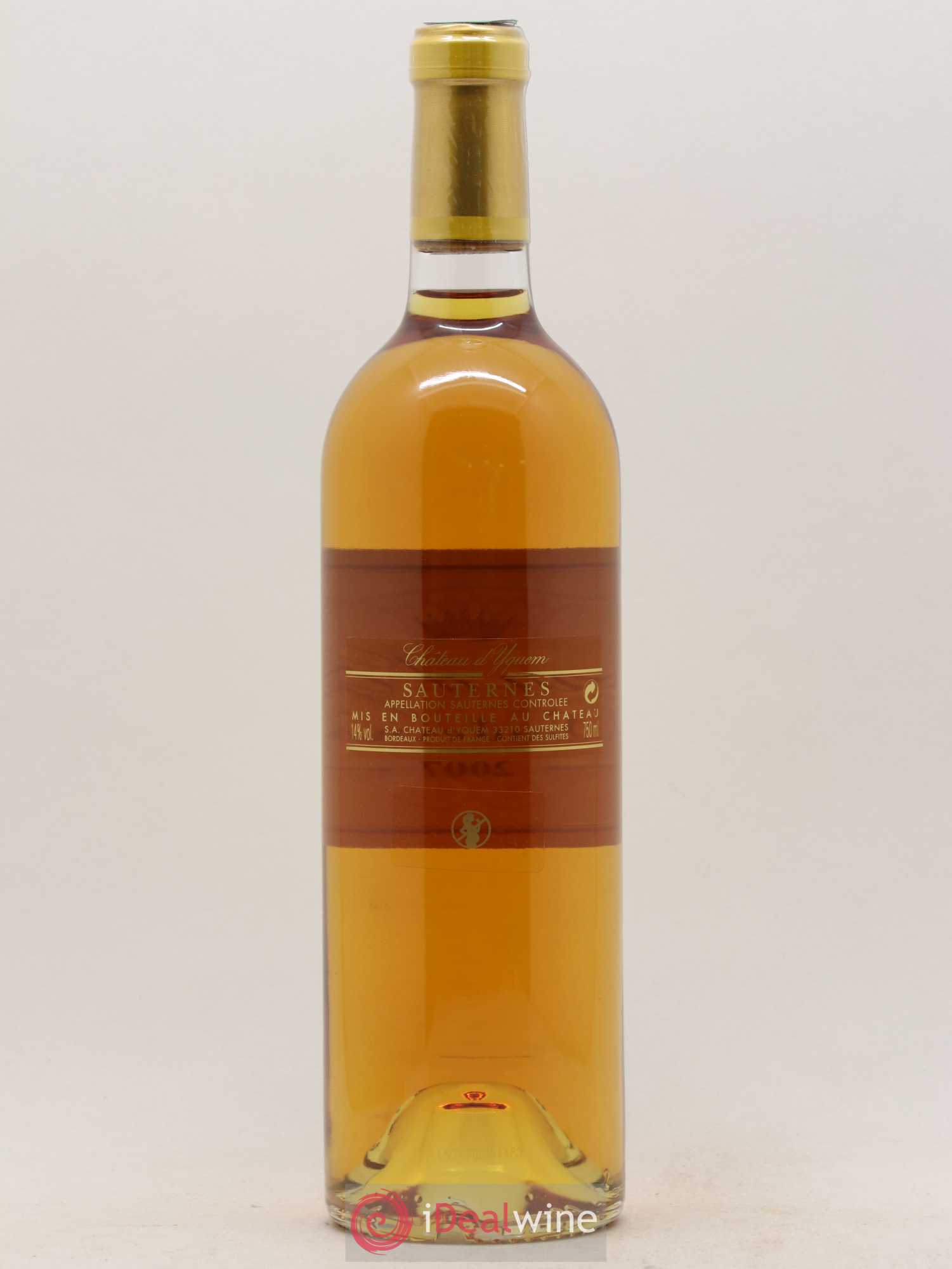 Château d' Yquem 1er Cru Classé Supérieur 2007 - Lotto di 1 bottiglia - 1
