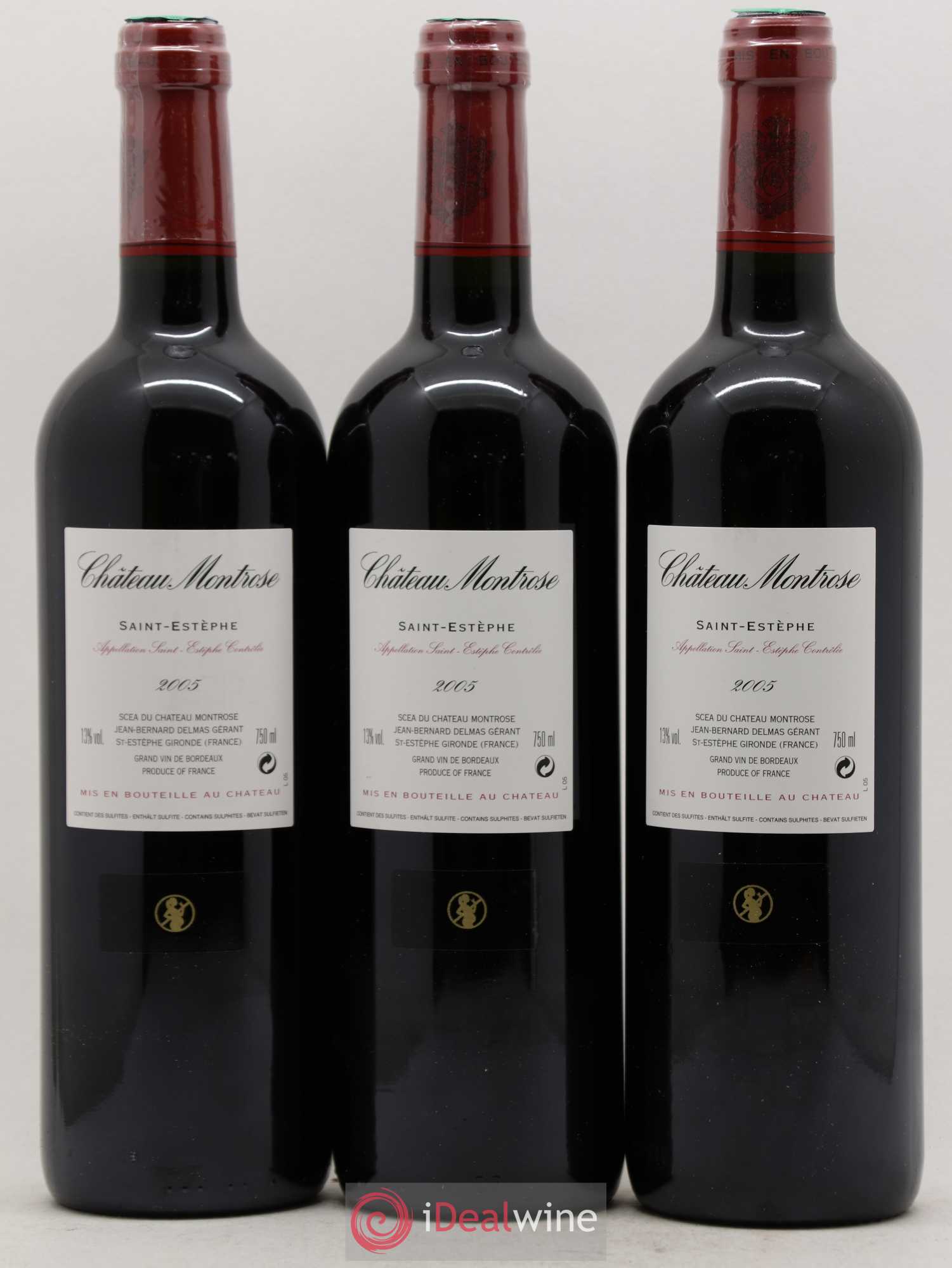 Château Montrose 2ème Grand Cru Classé 2005 - Lot de 12 bouteilles - 6