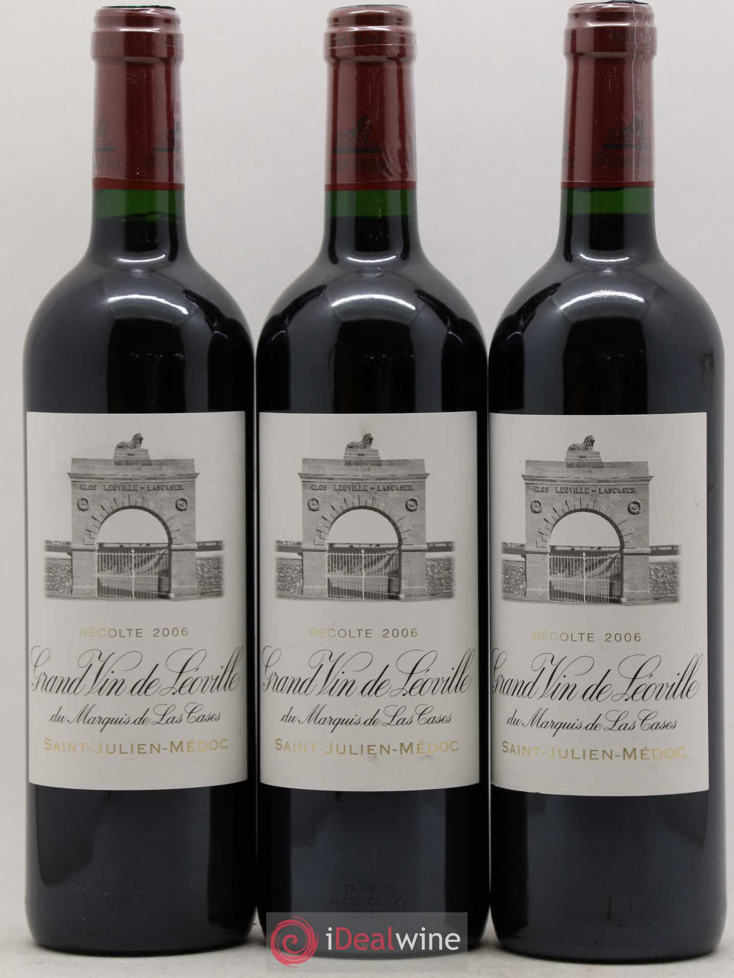 Château Léoville Las Cases 2ème Grand Cru Classé 2006 - Lot de 6 bouteilles - 1