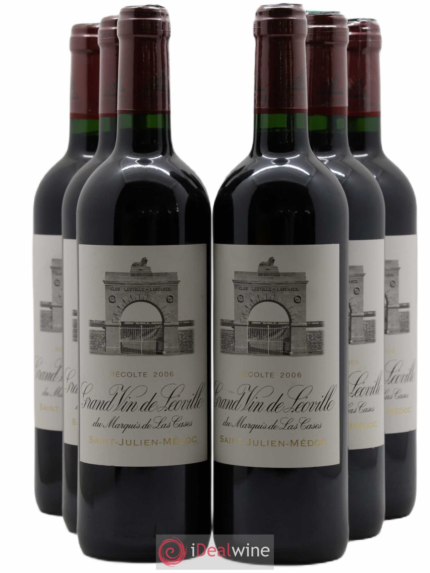 Château Léoville Las Cases 2ème Grand Cru Classé 2006 - Lot de 6 bouteilles - 0