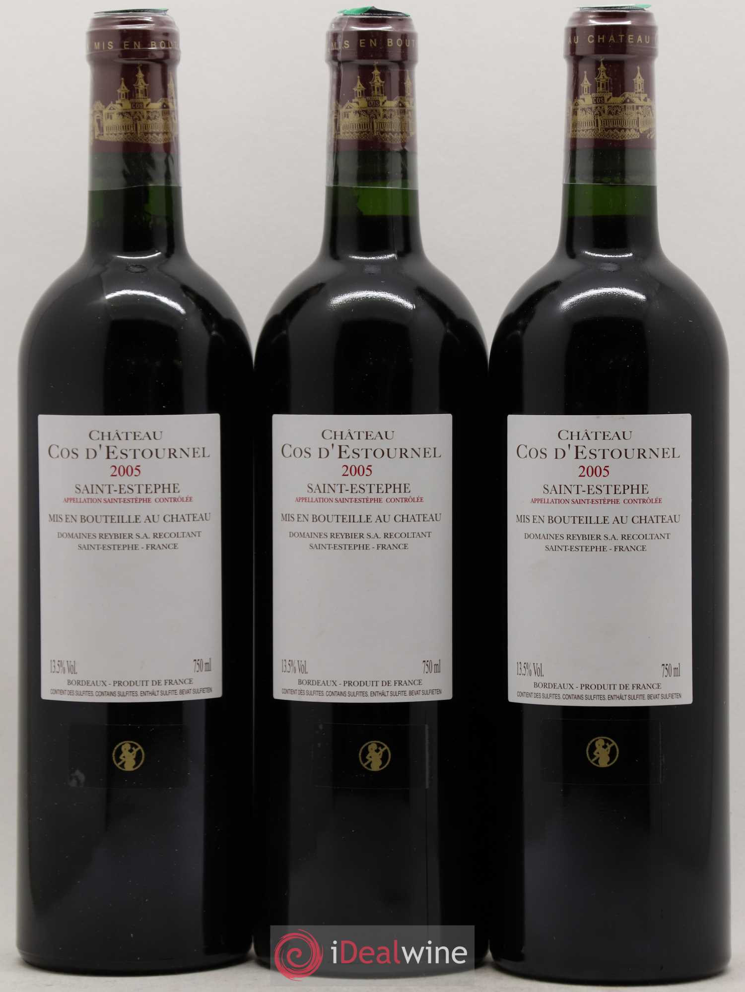 Cos d'Estournel 2ème Grand Cru Classé 2005 - Lot de 12 bouteilles - 2