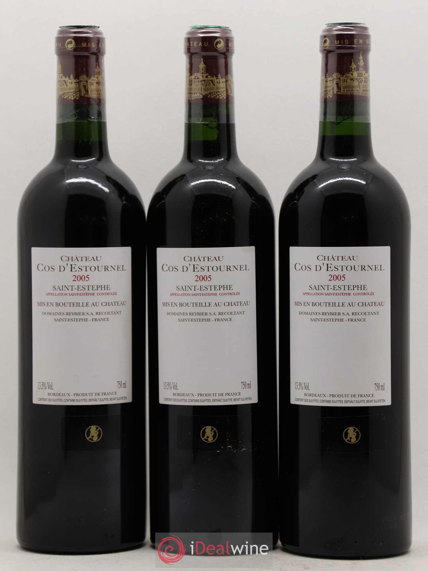 Cos d'Estournel 2ème Grand Cru Classé 2005 - Lot de 12 bouteilles - 8