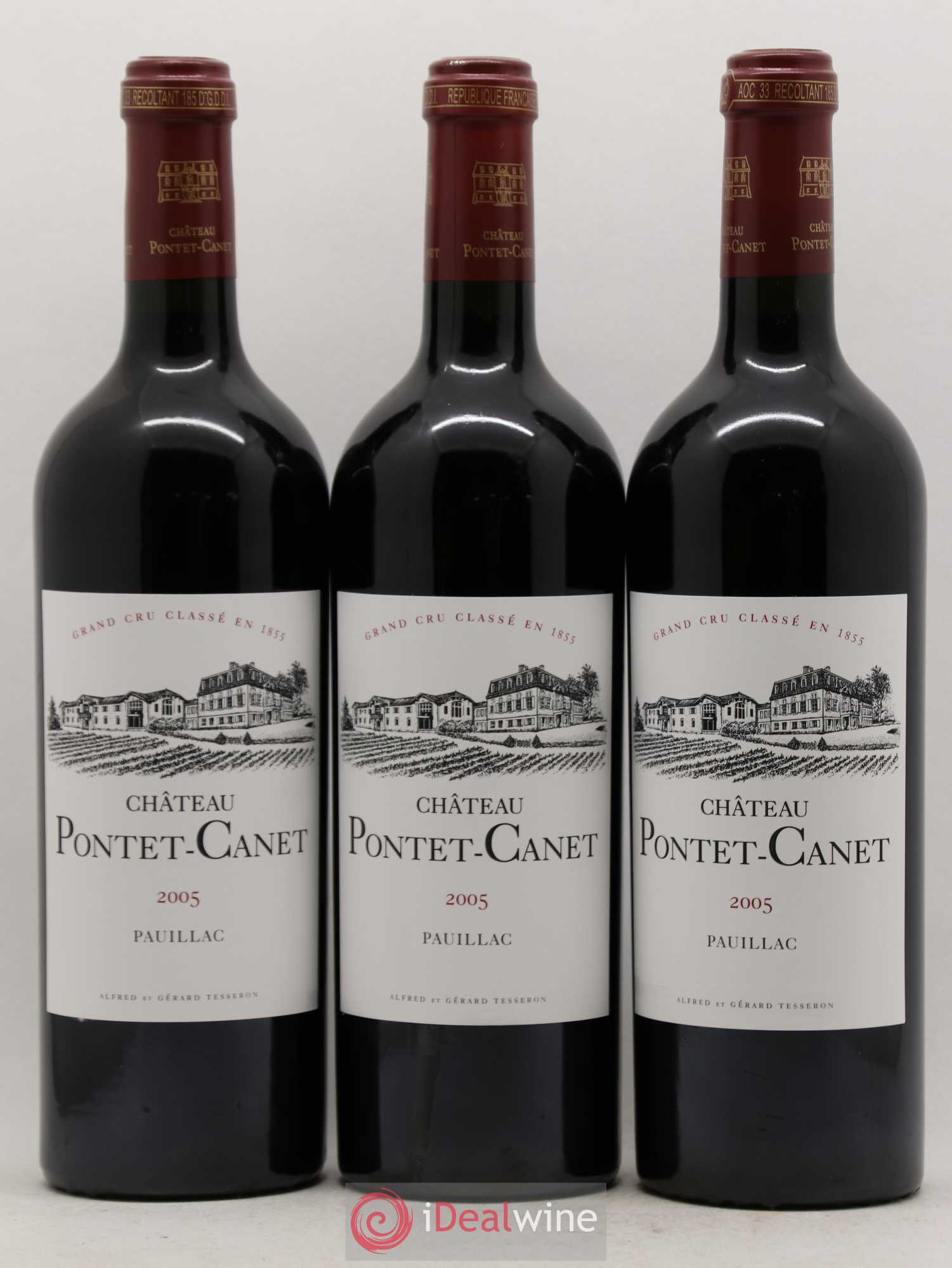 Château Pontet Canet 5ème Grand Cru Classé 2005 - Lot de 12 bouteilles - 3