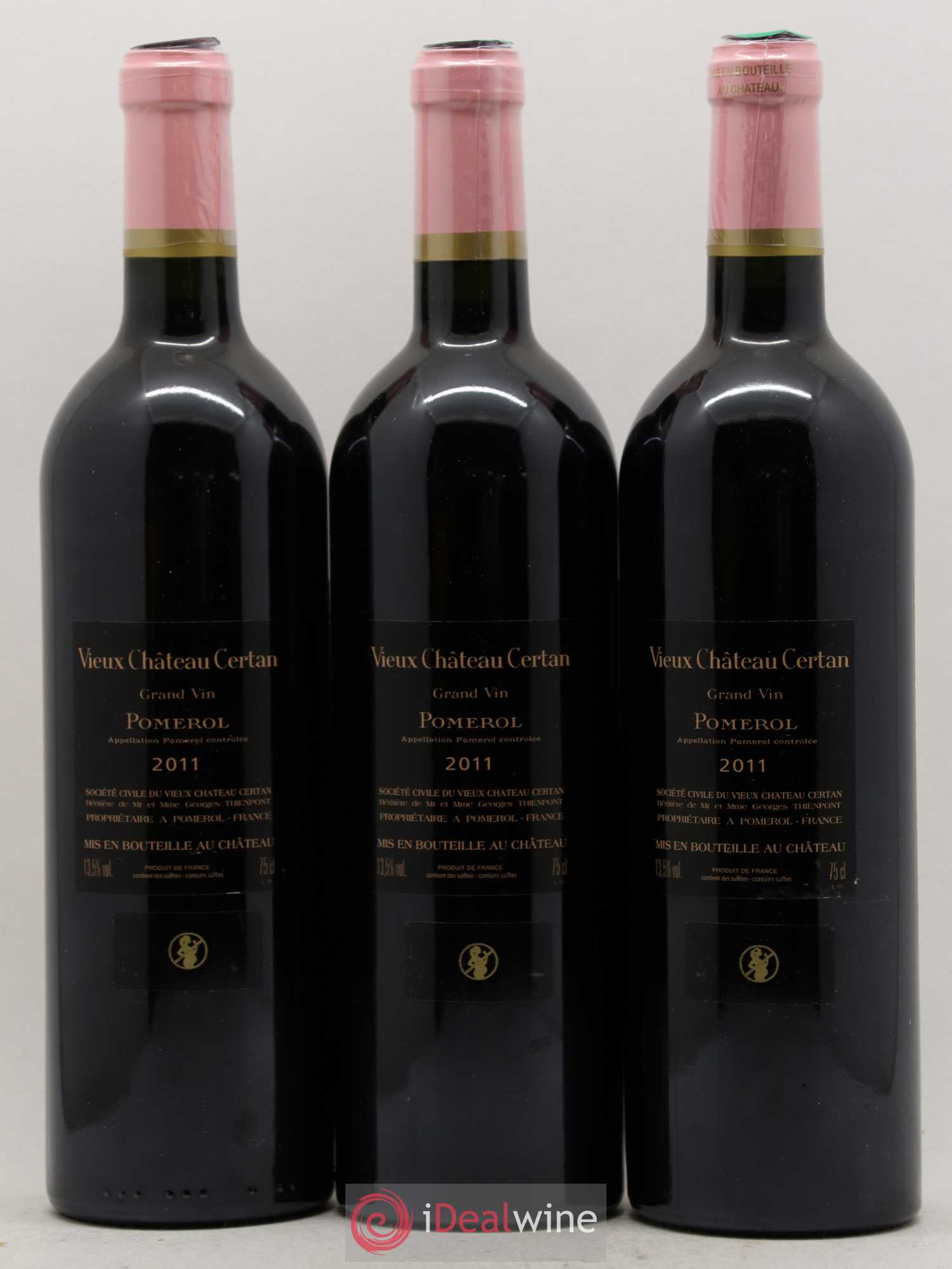 Vieux Château Certan 2011 - Lot de 3 bouteilles - 1