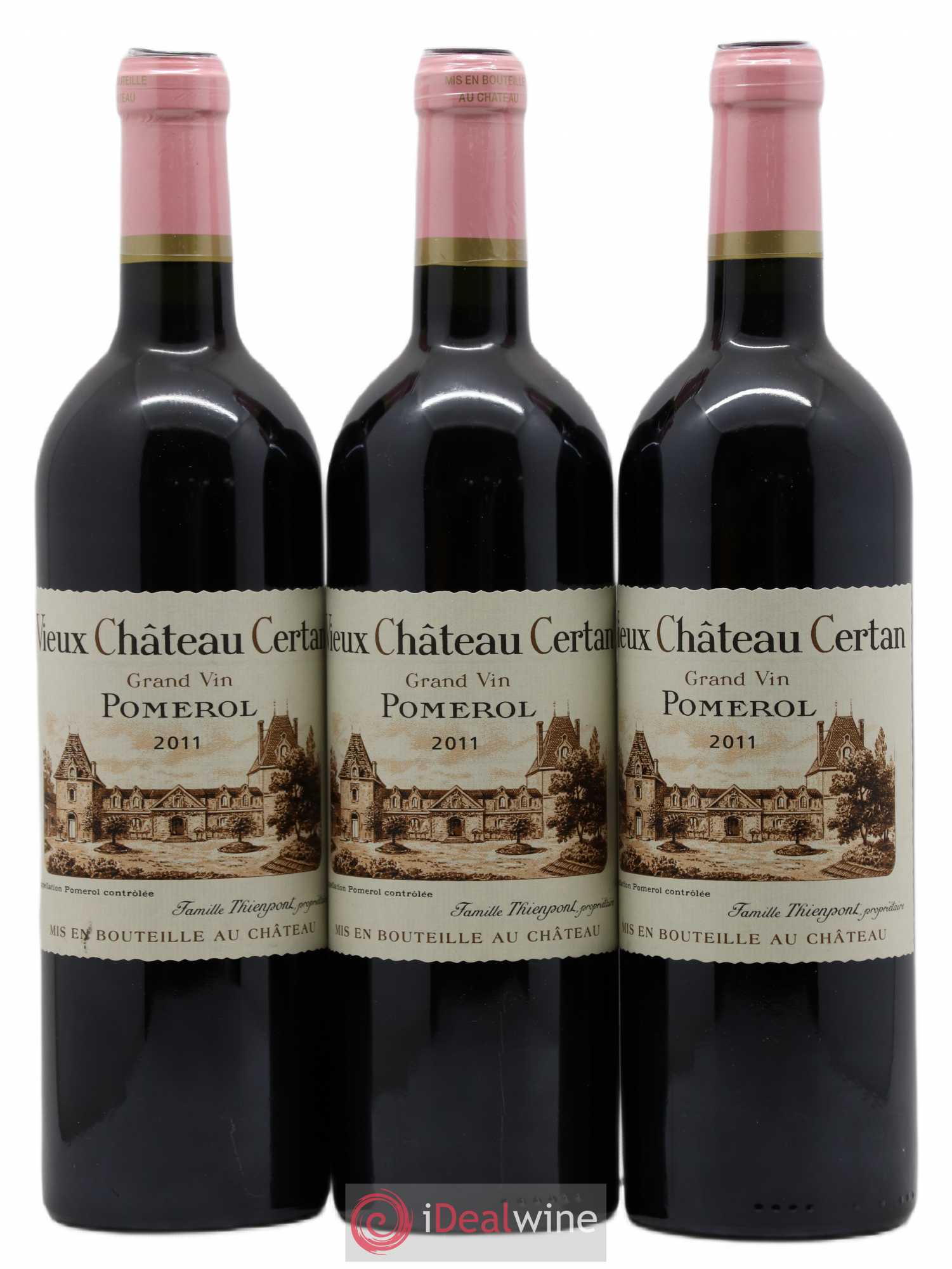 Vieux Château Certan 2011 - Lot de 3 bouteilles - 0
