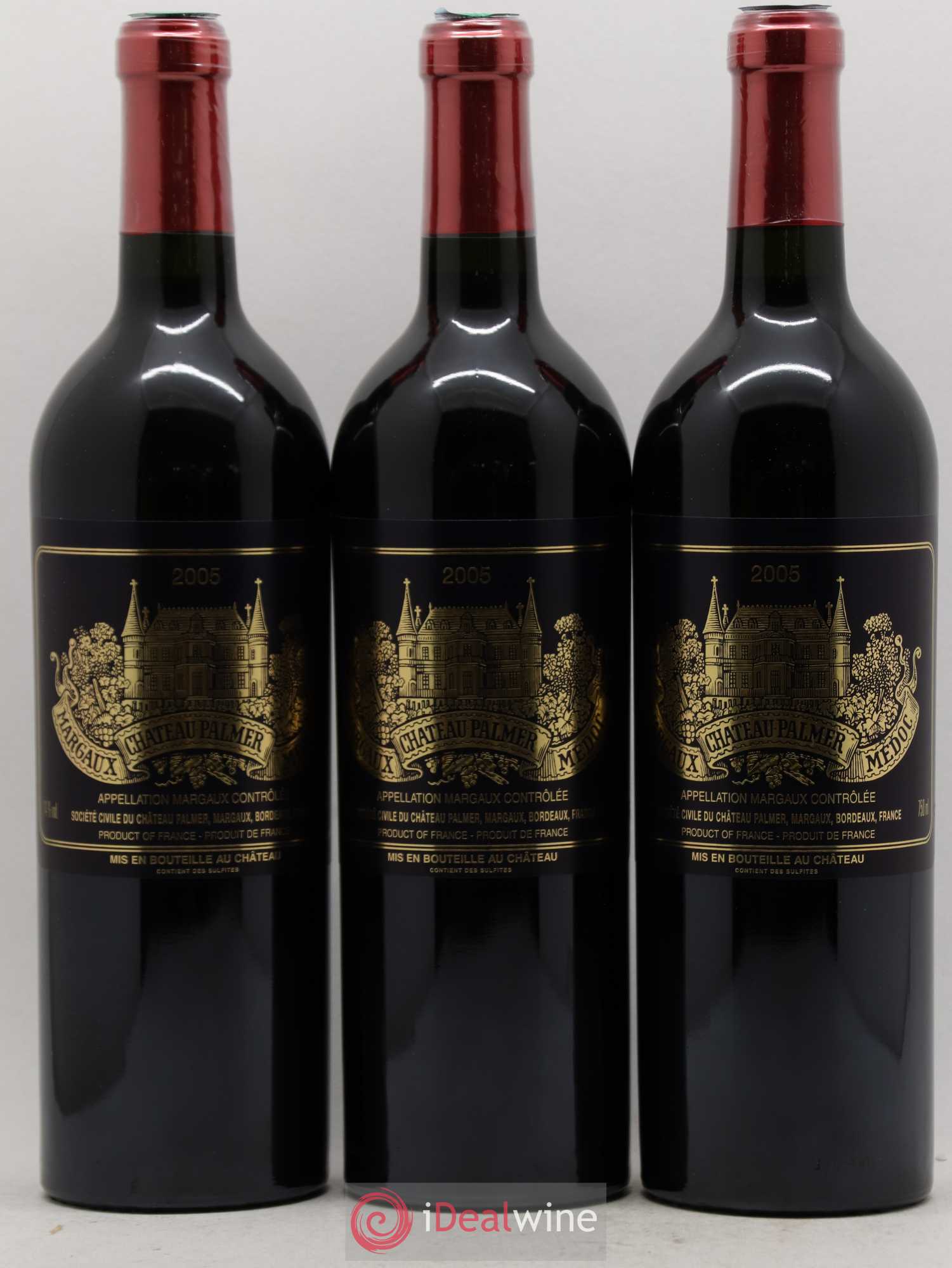 Château Palmer 3ème Grand Cru Classé 2005 - Lot de 12 bouteilles - 1