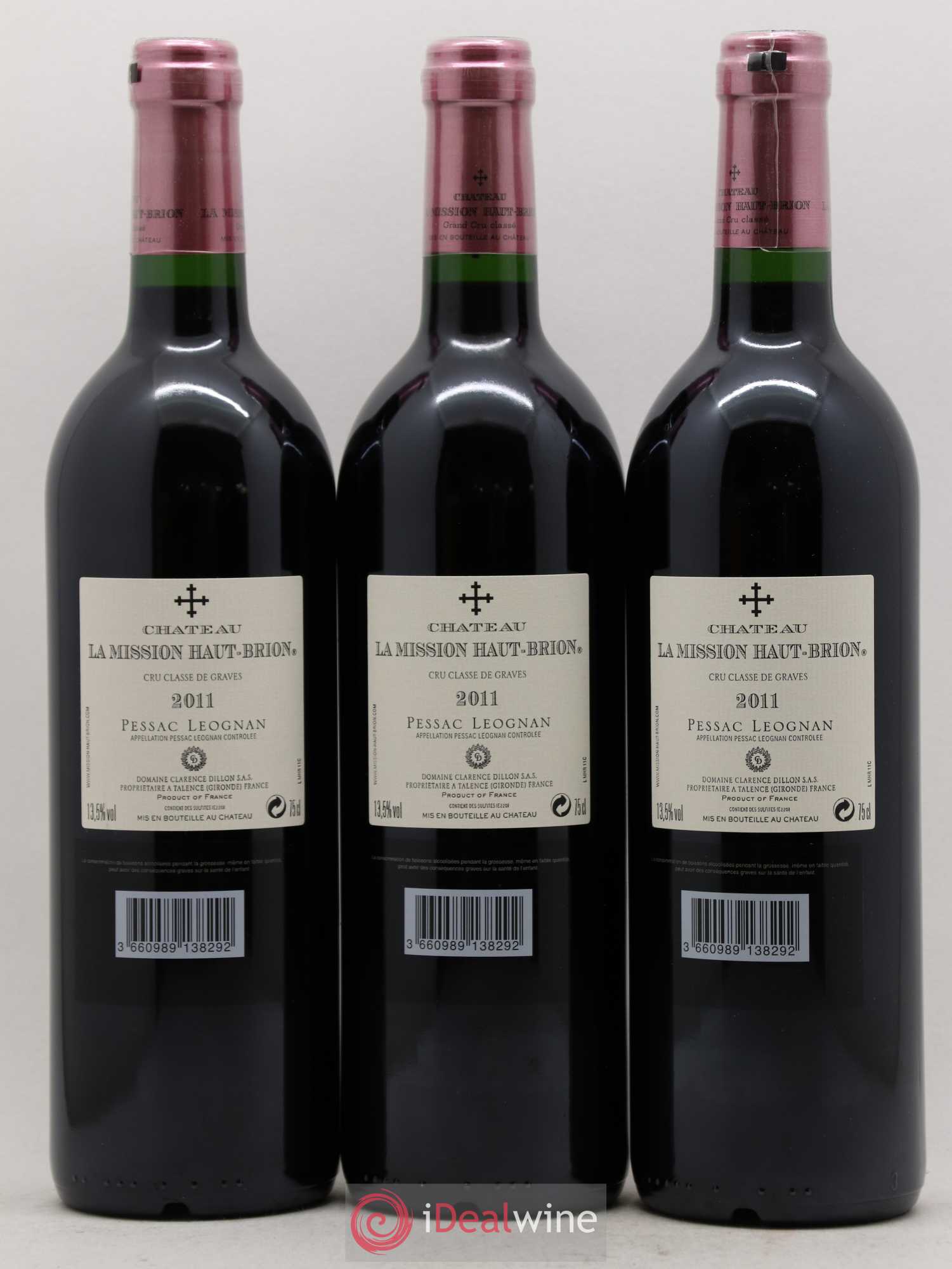 Château la Mission Haut-Brion Cru Classé de Graves 2011 - Lot de 6 bouteilles - 4