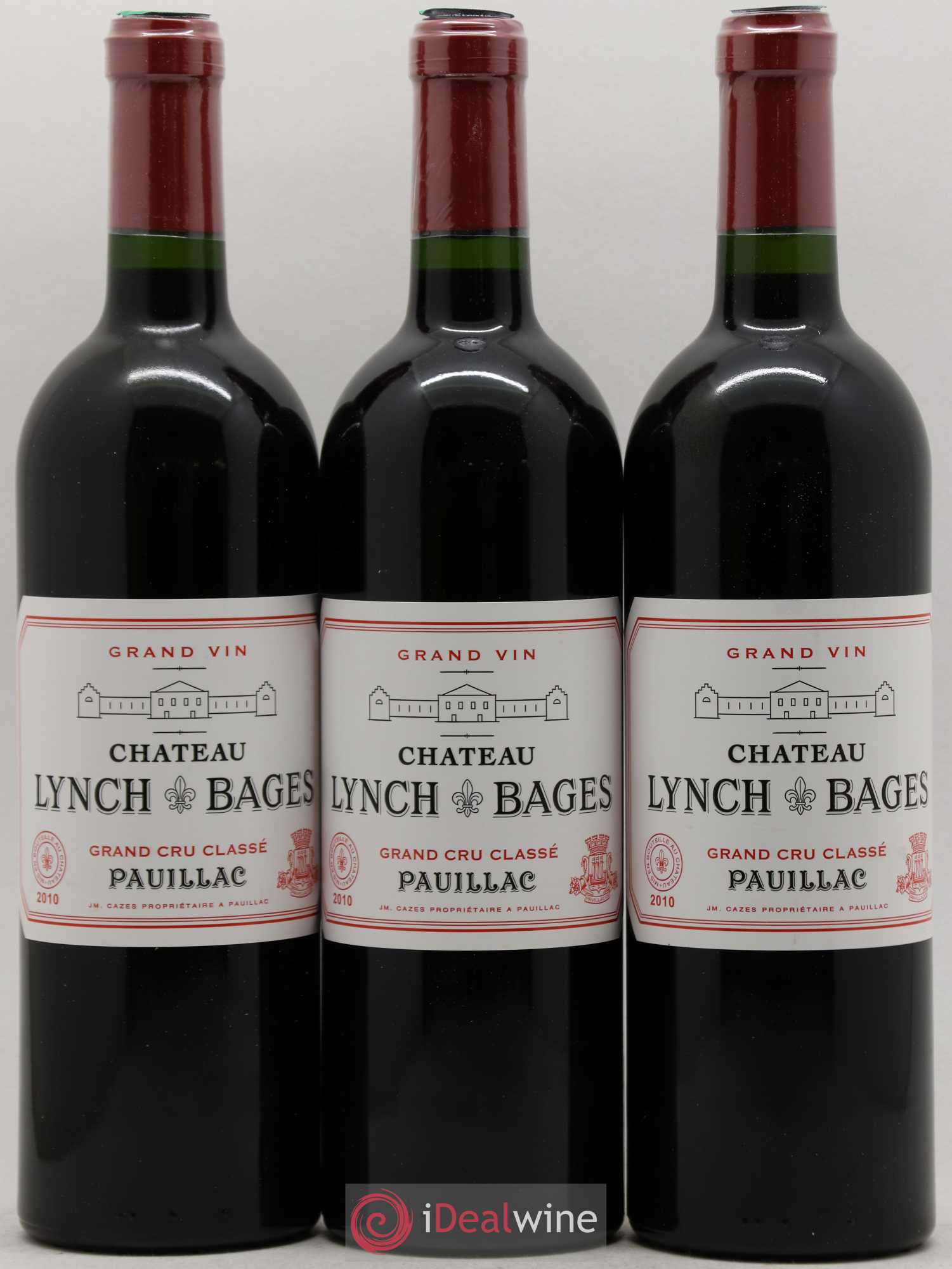 Château Lynch Bages 5ème Grand Cru Classé 2010 - Lot de 12 bouteilles - 1