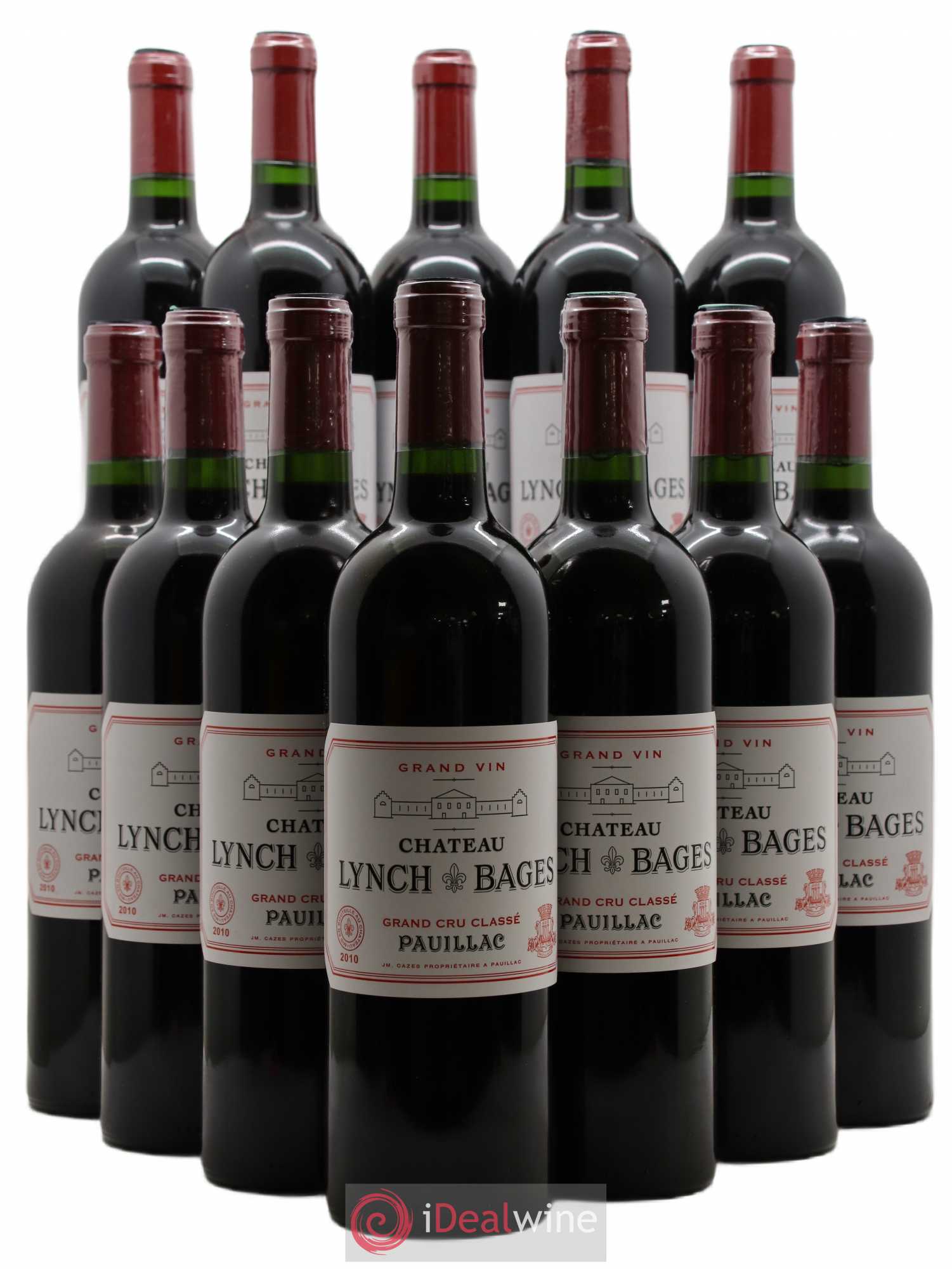 Château Lynch Bages 5ème Grand Cru Classé 2010 - Lot de 12 bouteilles - 0