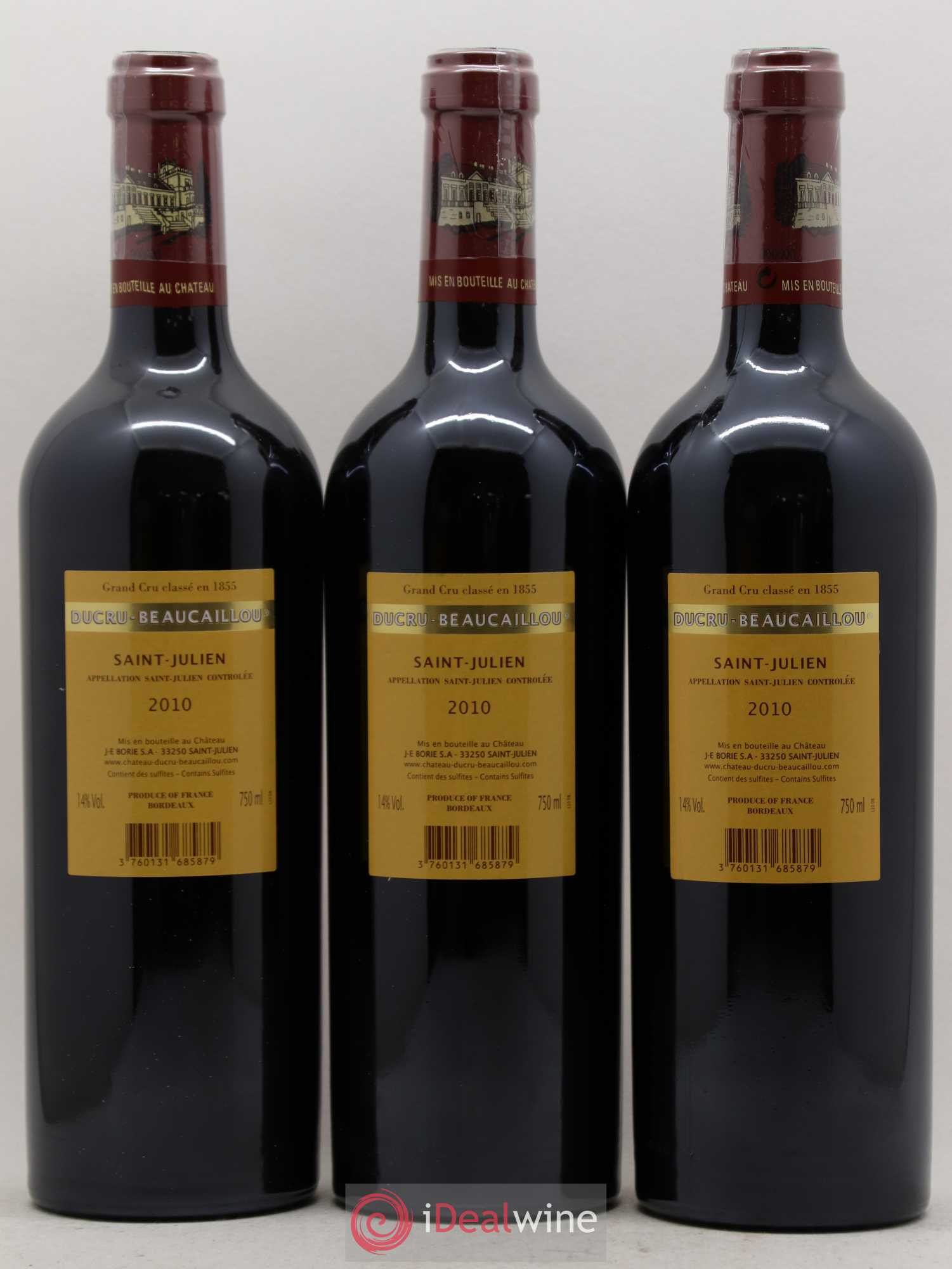 Château Ducru Beaucaillou 2ème Grand Cru Classé 2010 - Lot de 6 bouteilles - 2