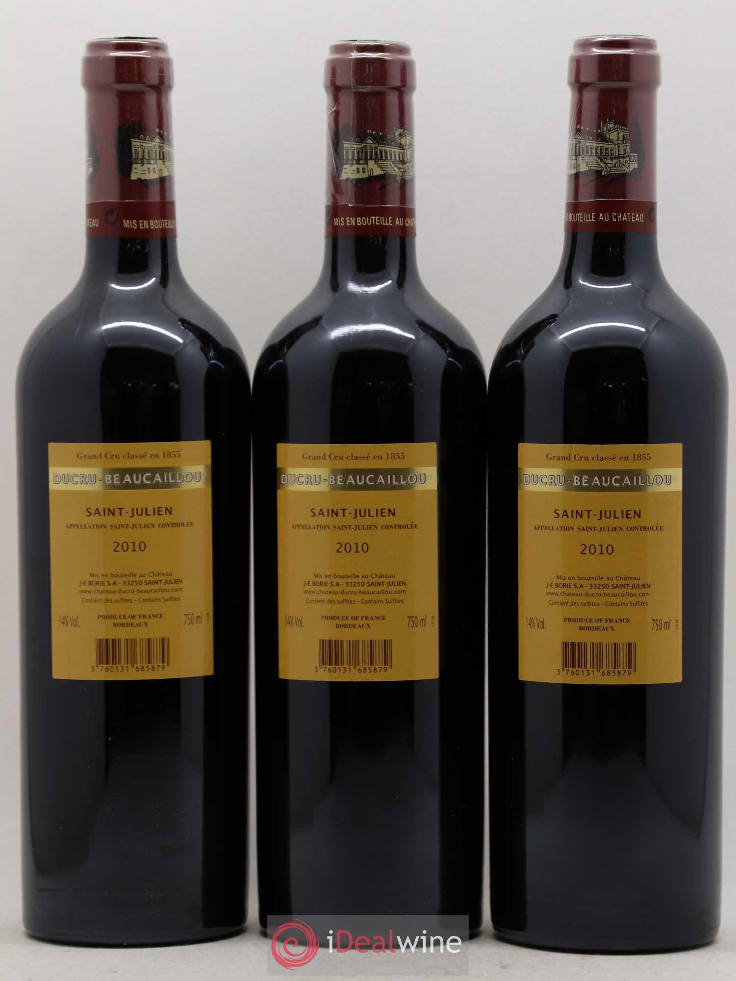 Château Ducru Beaucaillou 2ème Grand Cru Classé 2010 - Lot de 6 bouteilles - 4