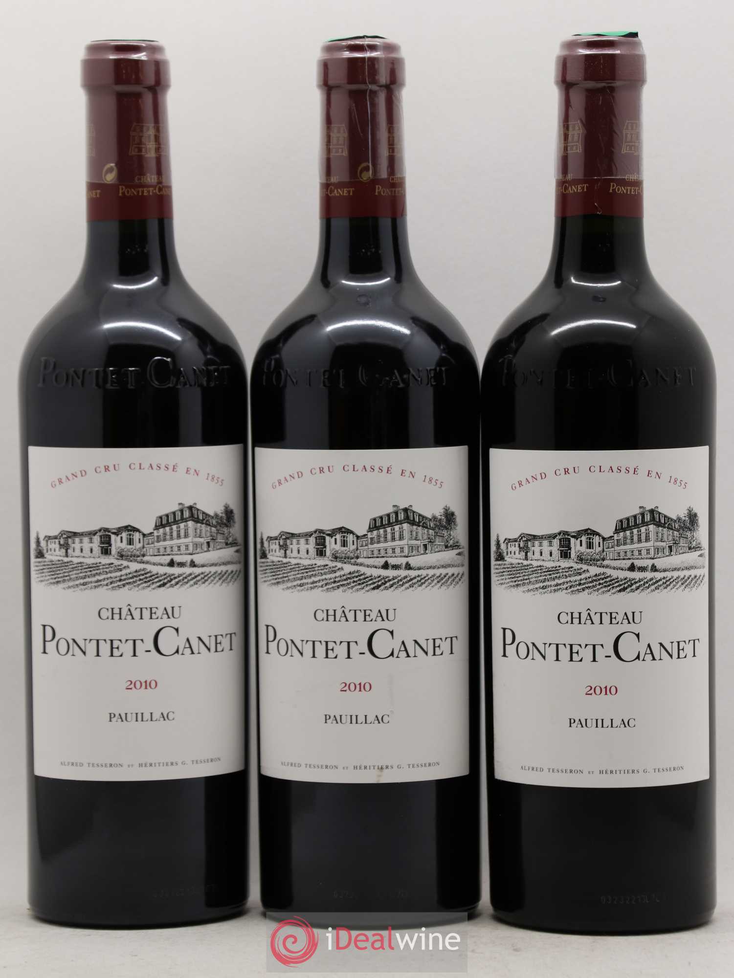 Château Pontet Canet 5ème Grand Cru Classé 2010 - Lot de 12 bouteilles - 3