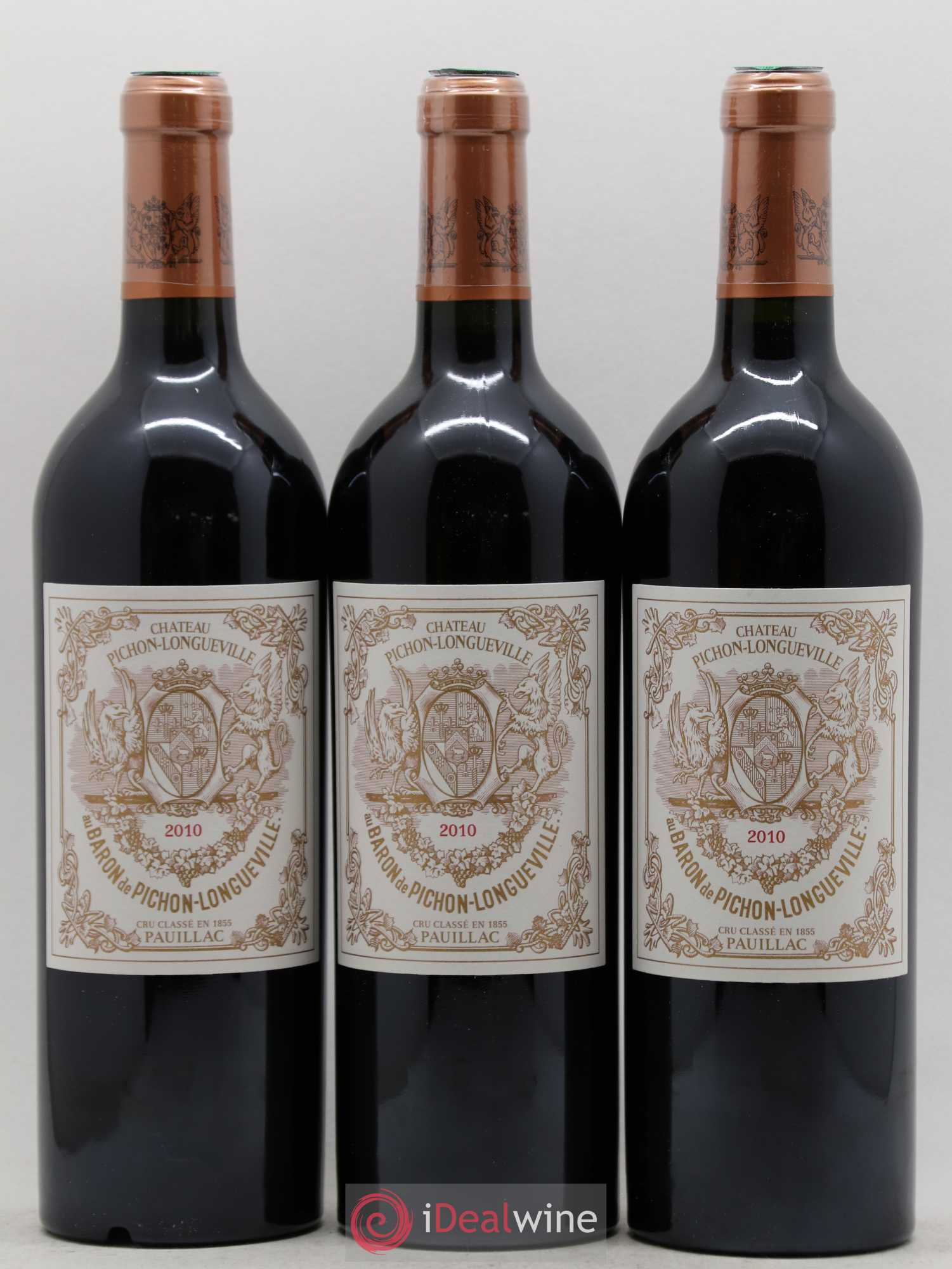 Pichon Longueville Baron 2ème Grand Cru Classé 2010 - Lot de 12 bouteilles - 1