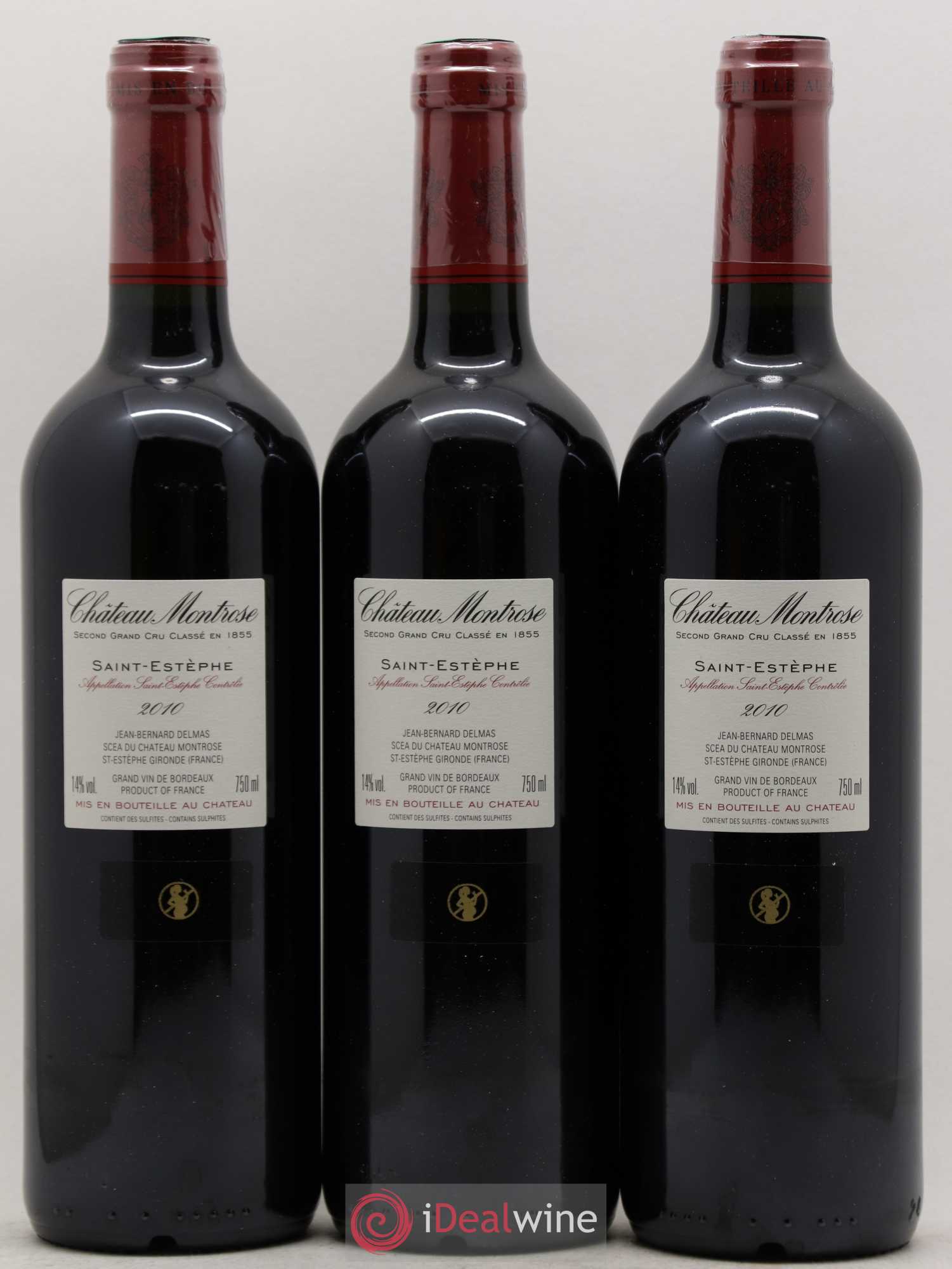 Château Montrose 2ème Grand Cru Classé 2010 - Lot de 12 bouteilles - 2