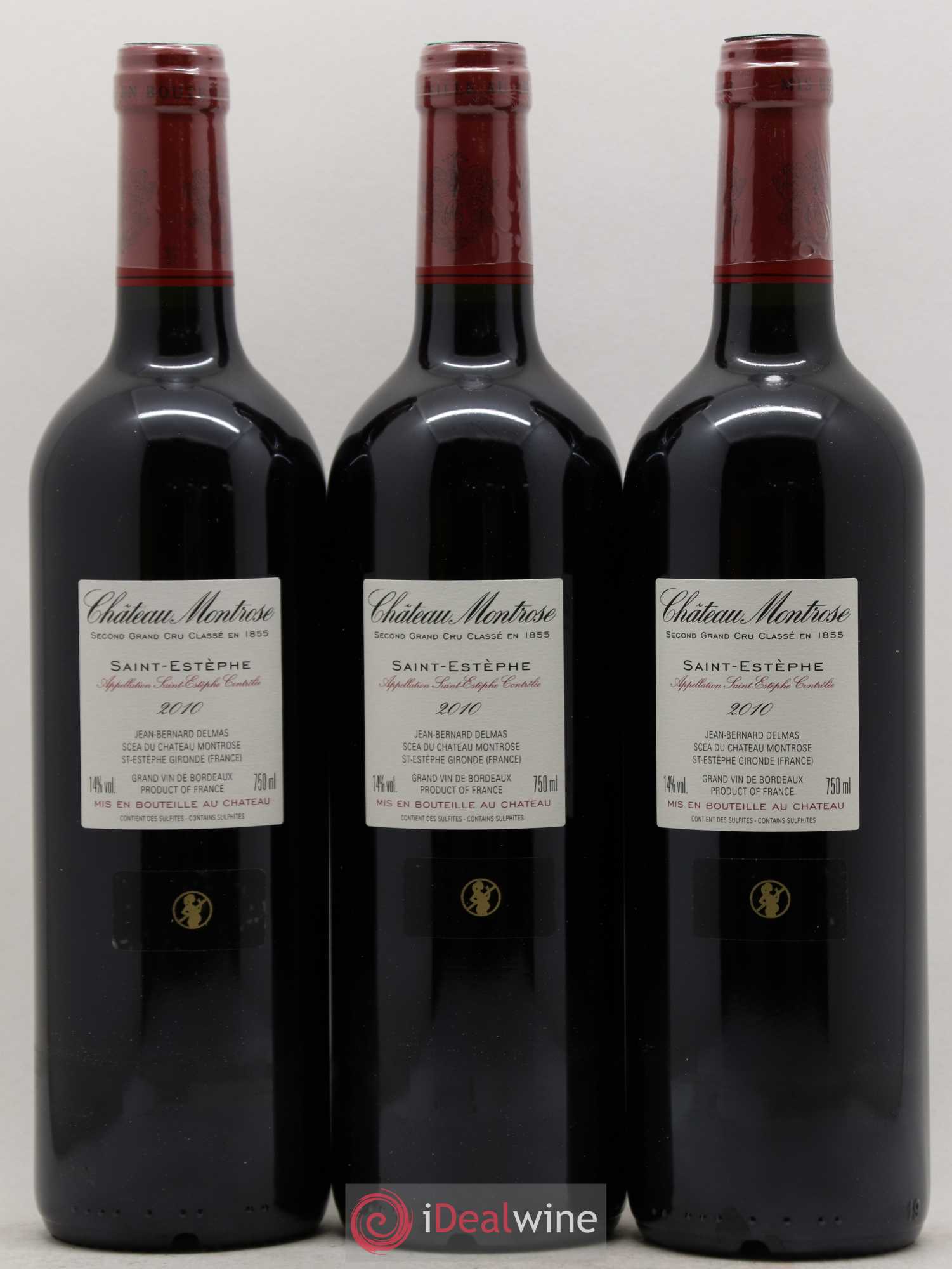 Château Montrose 2ème Grand Cru Classé 2010 - Lot de 12 bouteilles - 6