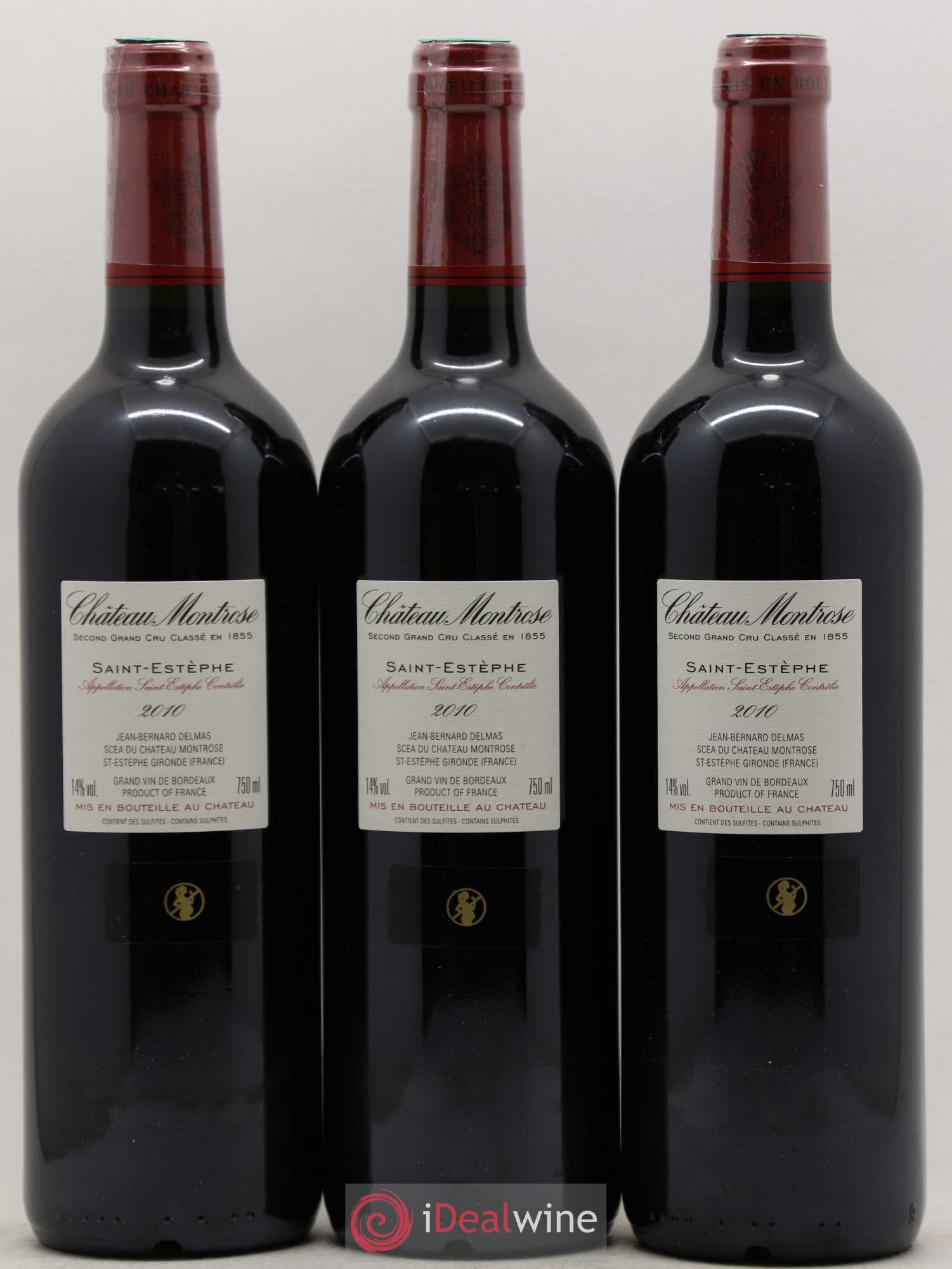 Château Montrose 2ème Grand Cru Classé 2010 - Lot de 12 bouteilles - 8