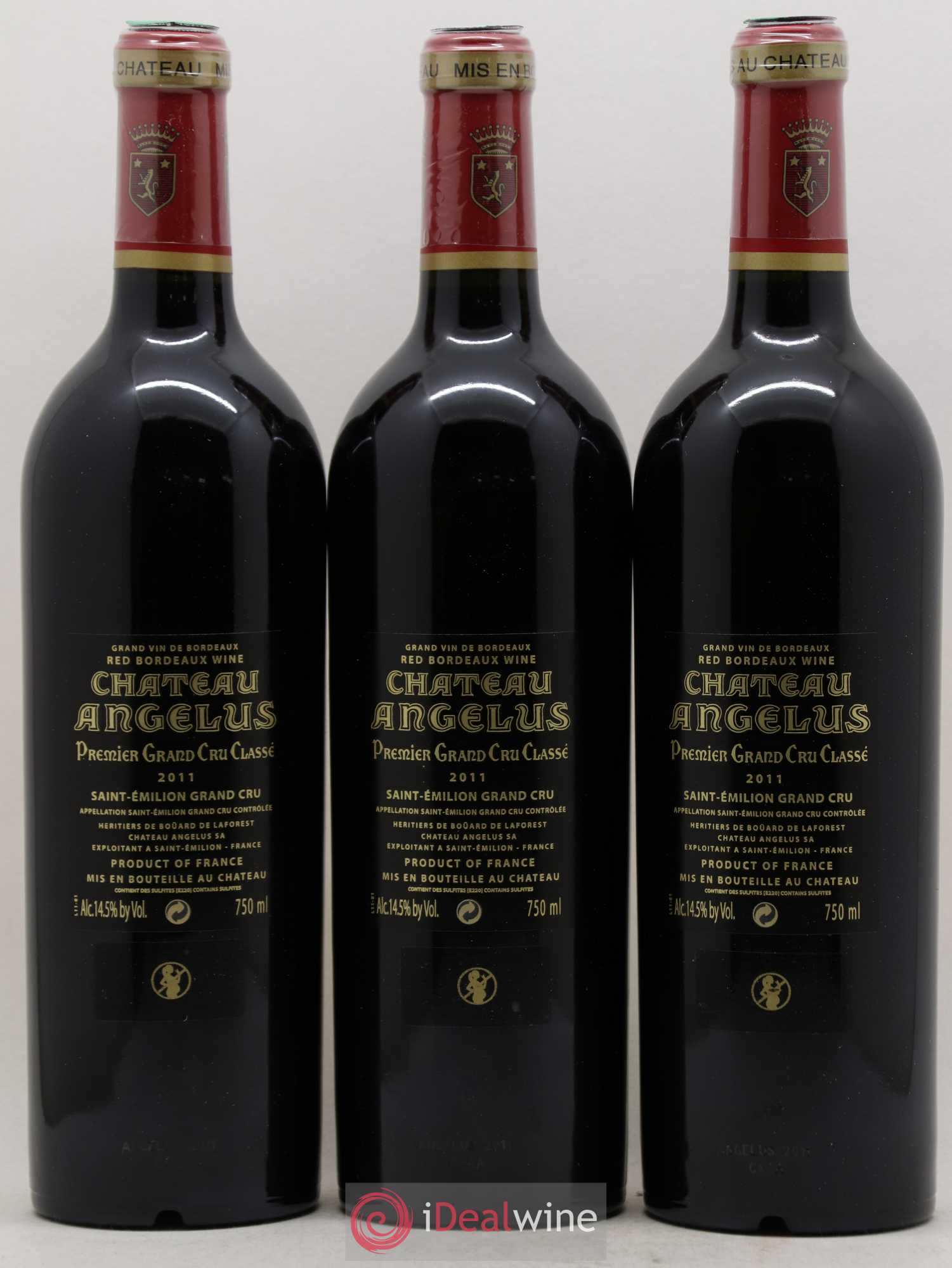 Château Angélus 1er Grand Cru Classé A 2011 - Lot de 6 bouteilles - 2