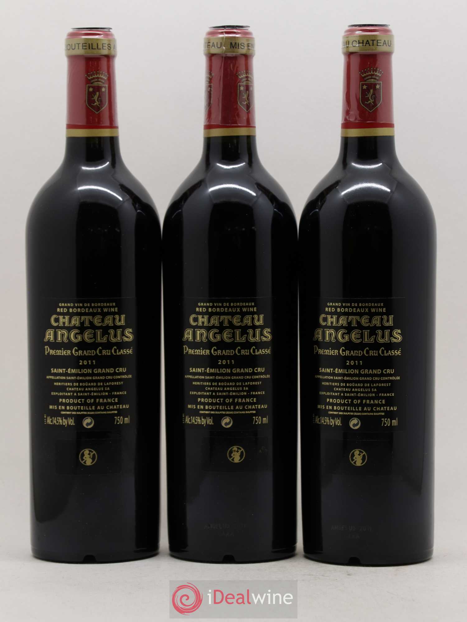 Château Angélus 1er Grand Cru Classé A 2011 - Lot de 6 bouteilles - 4