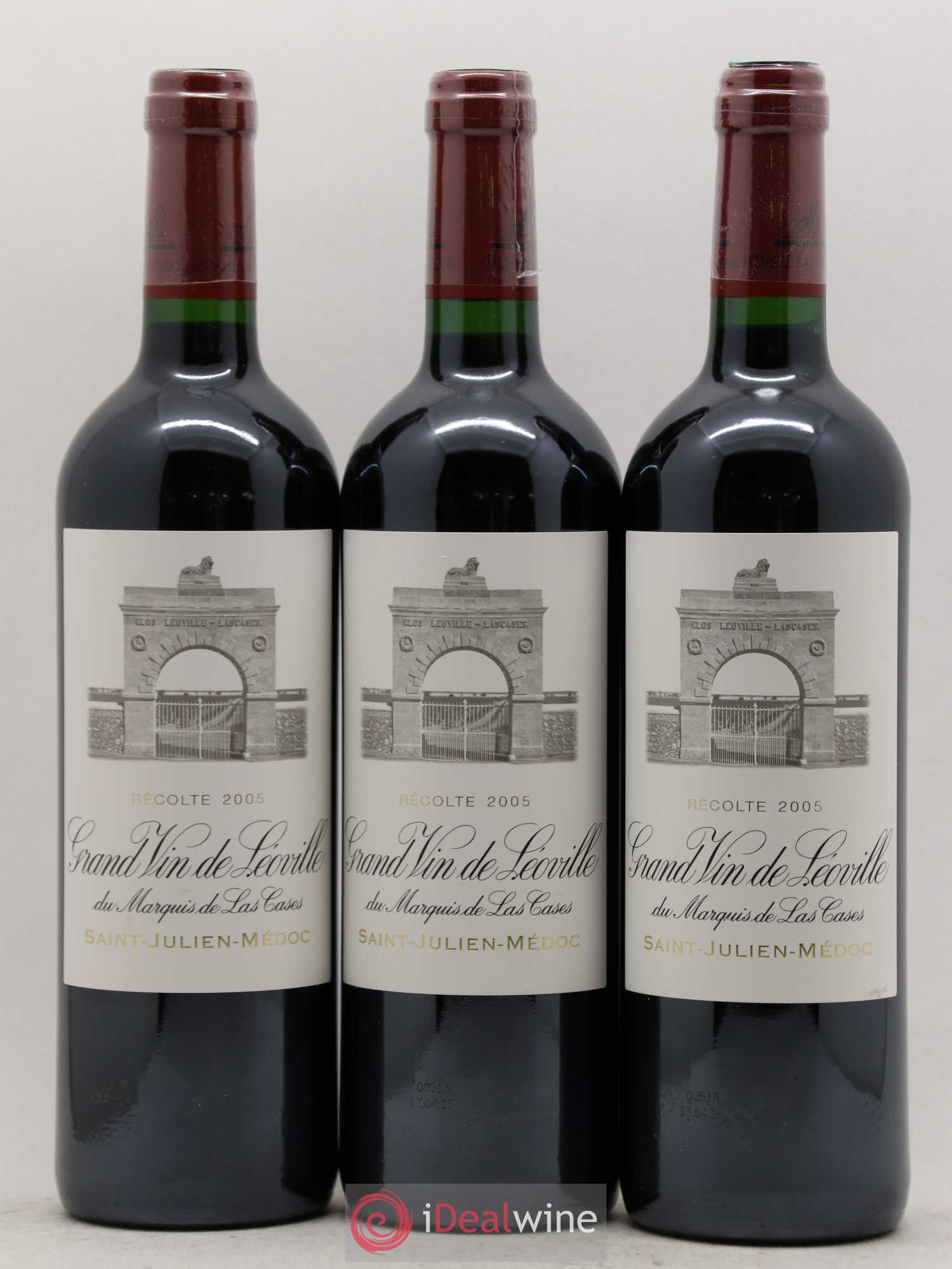 Château Léoville Las Cases 2ème Grand Cru Classé 2005 - Lot de 12 bouteilles - 1