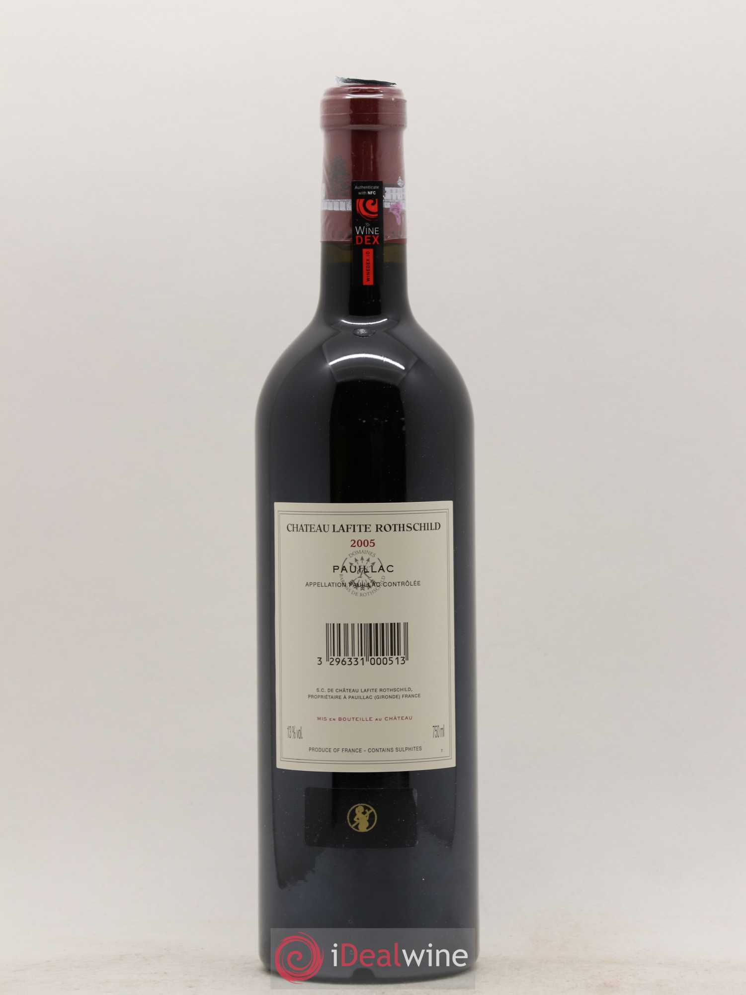 Château Lafite Rothschild 1er Grand Cru Classé 2005 - Lot de 1 bouteille - 1