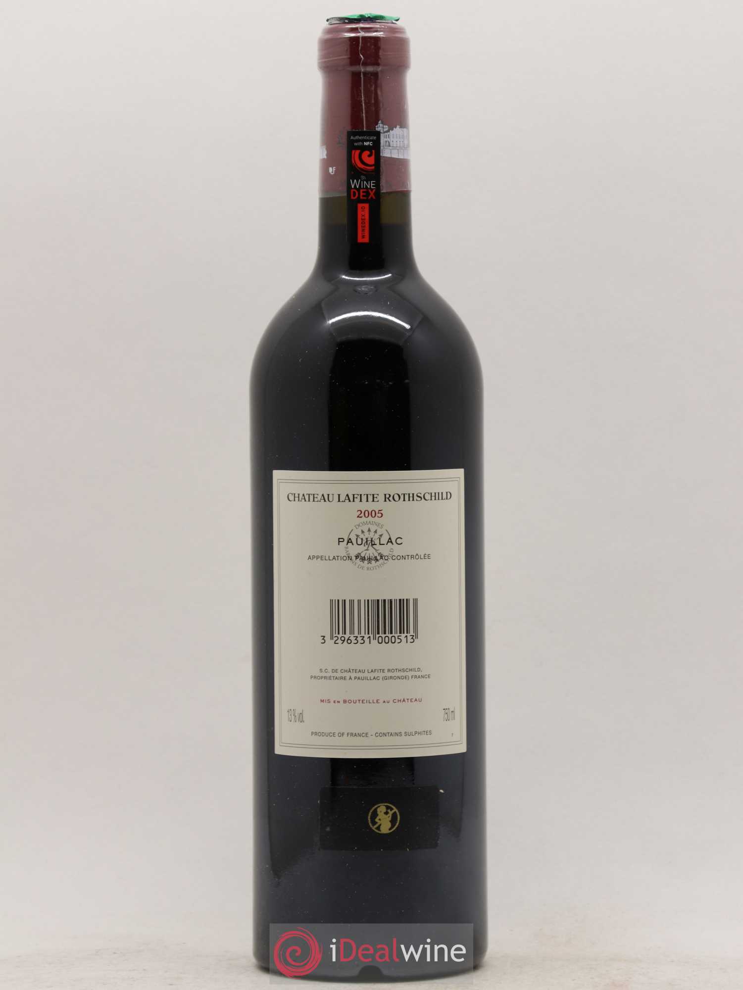 Château Lafite Rothschild 1er Grand Cru Classé 2005 - Lot de 1 bouteille - 1