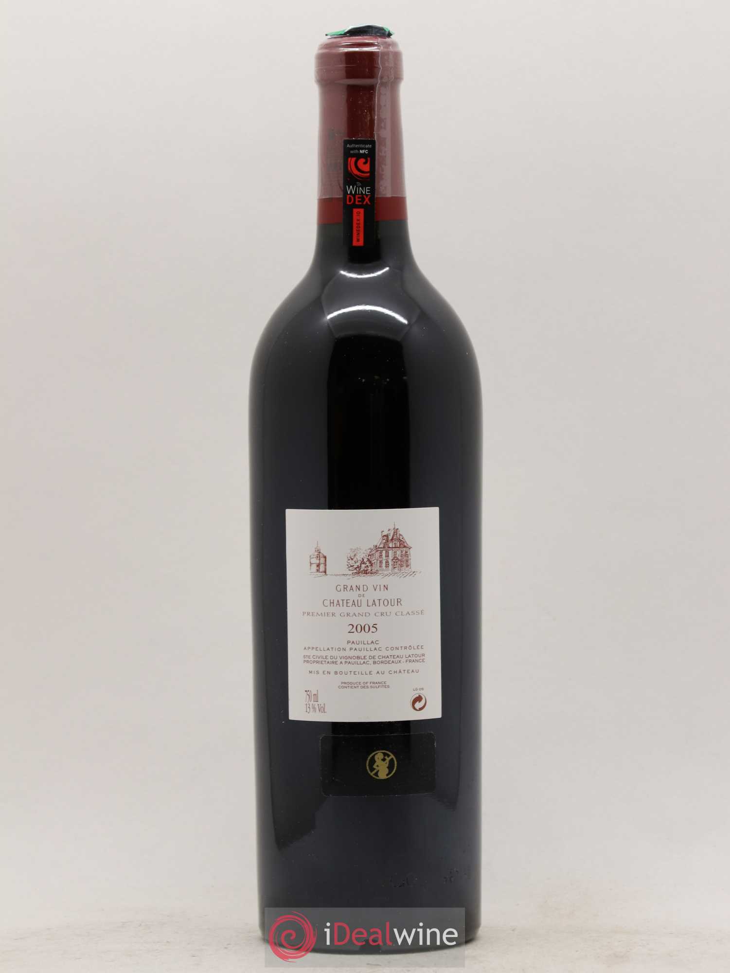 Château Latour 1er Grand Cru Classé 2005 - Lot de 1 bouteille - 1