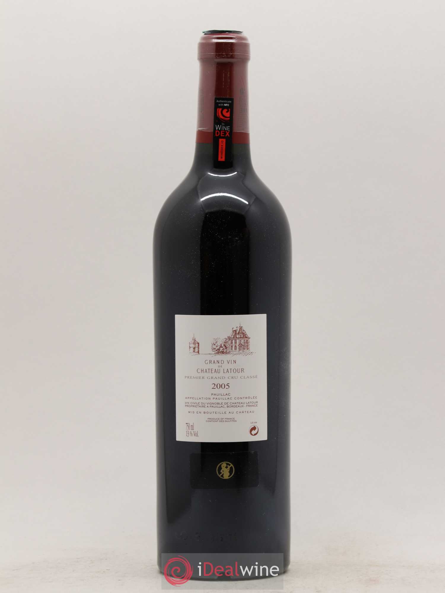 Château Latour 1er Grand Cru Classé 2005 - Lot de 1 bouteille - 1