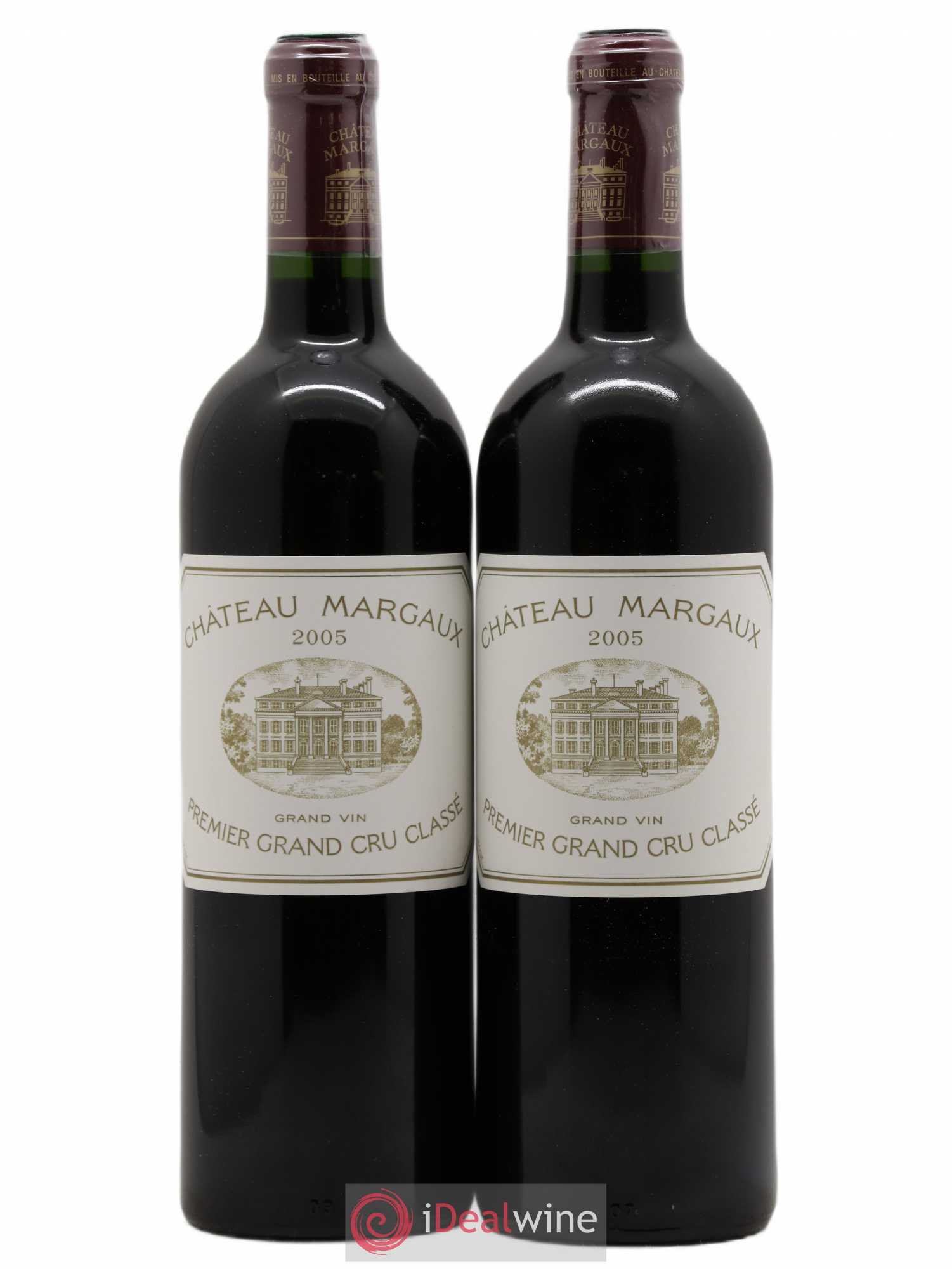 Château Margaux 1er Grand Cru Classé 2005 - Lot de 2 bouteilles - 0