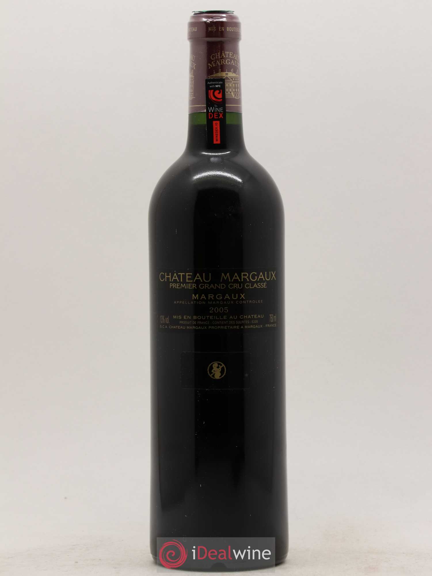 Château Margaux 1er Grand Cru Classé 2005 - Lot de 1 bouteille - 1