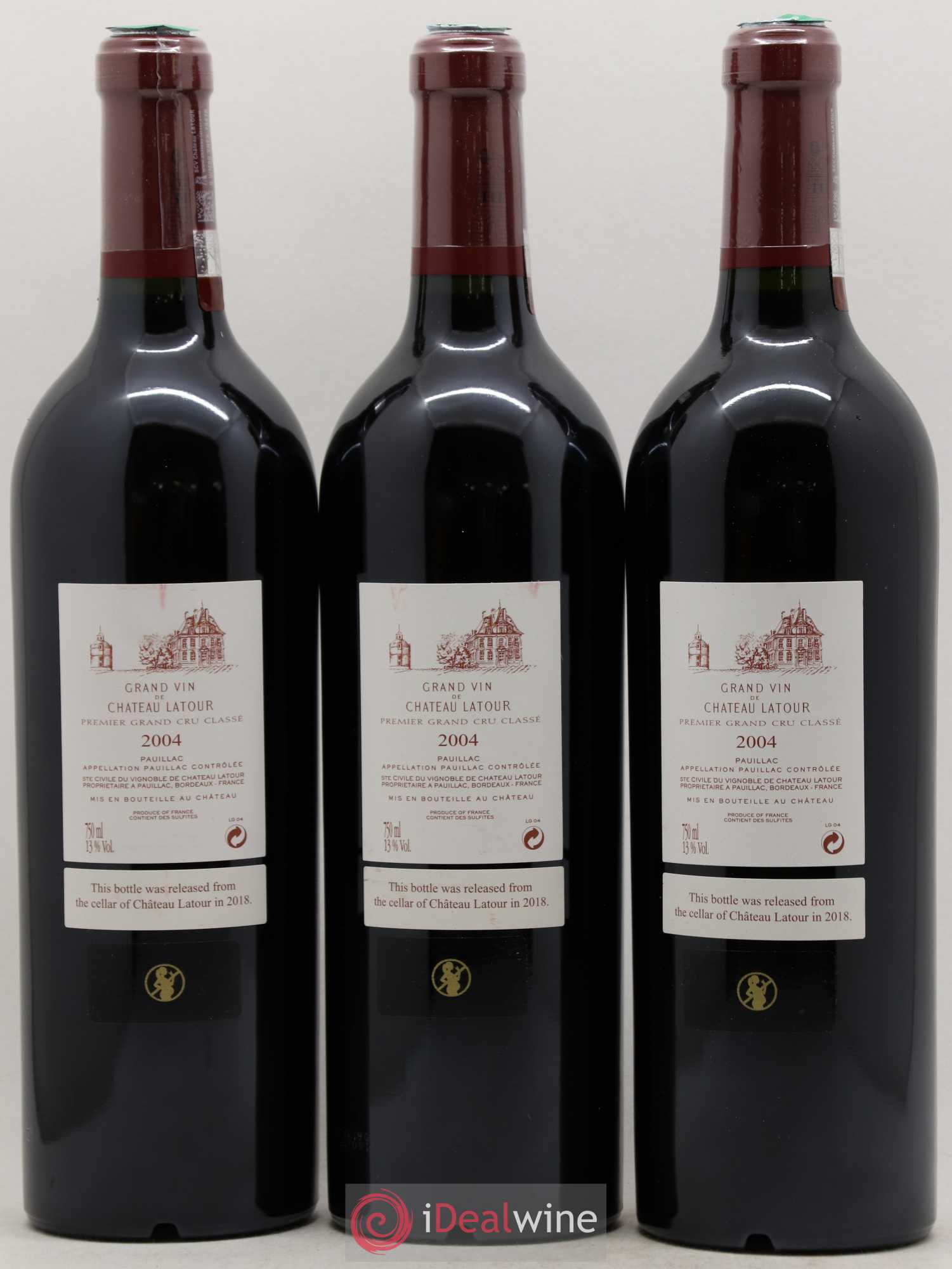 Château Latour 1er Grand Cru Classé 2004 - Lot de 6 bouteilles - 4