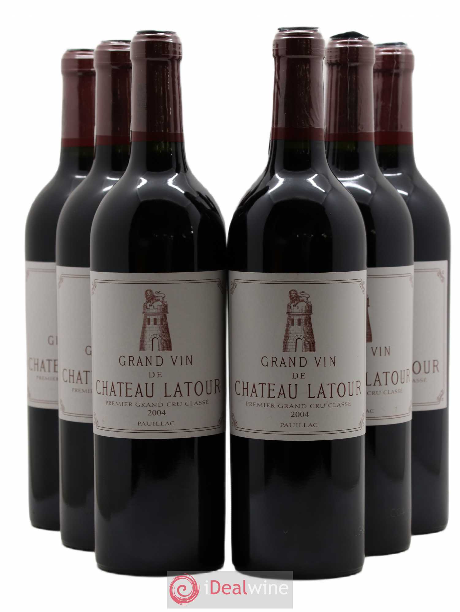 Château Latour 1er Grand Cru Classé 2004 - Lot de 6 bouteilles - 0