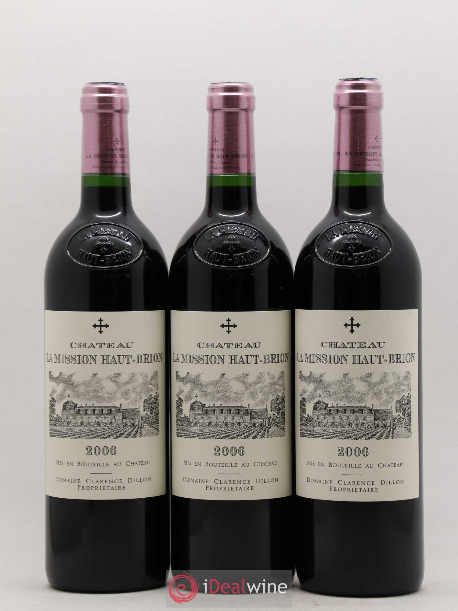 Château la Mission Haut-Brion Cru Classé de Graves 2006 - Lot de 12 bouteilles - 1