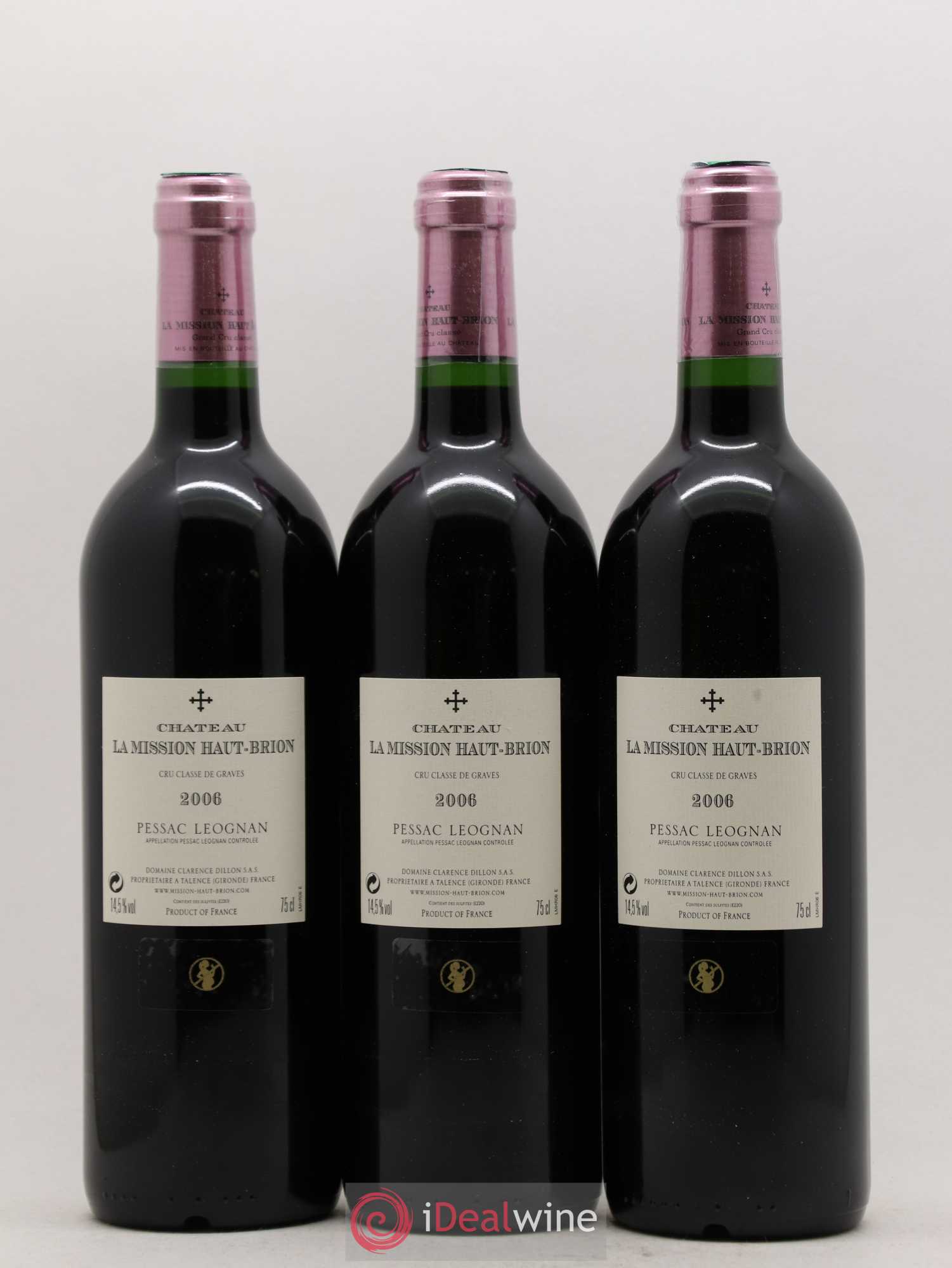 Château la Mission Haut-Brion Cru Classé de Graves 2006 - Lot de 12 bouteilles - 2