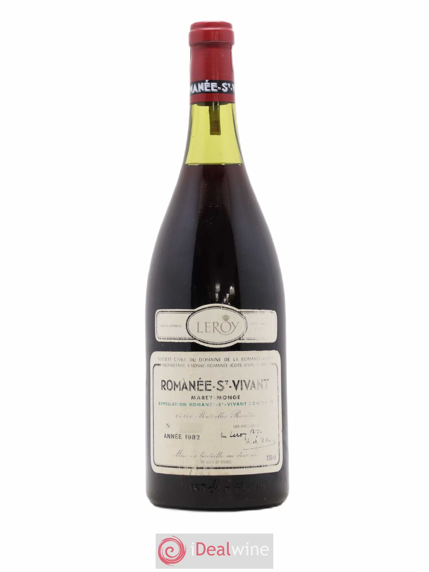 Romanée-Saint-Vivant Grand Cru Domaine de la Romanée-Conti 1982 - Lot de 1 magnum - 0