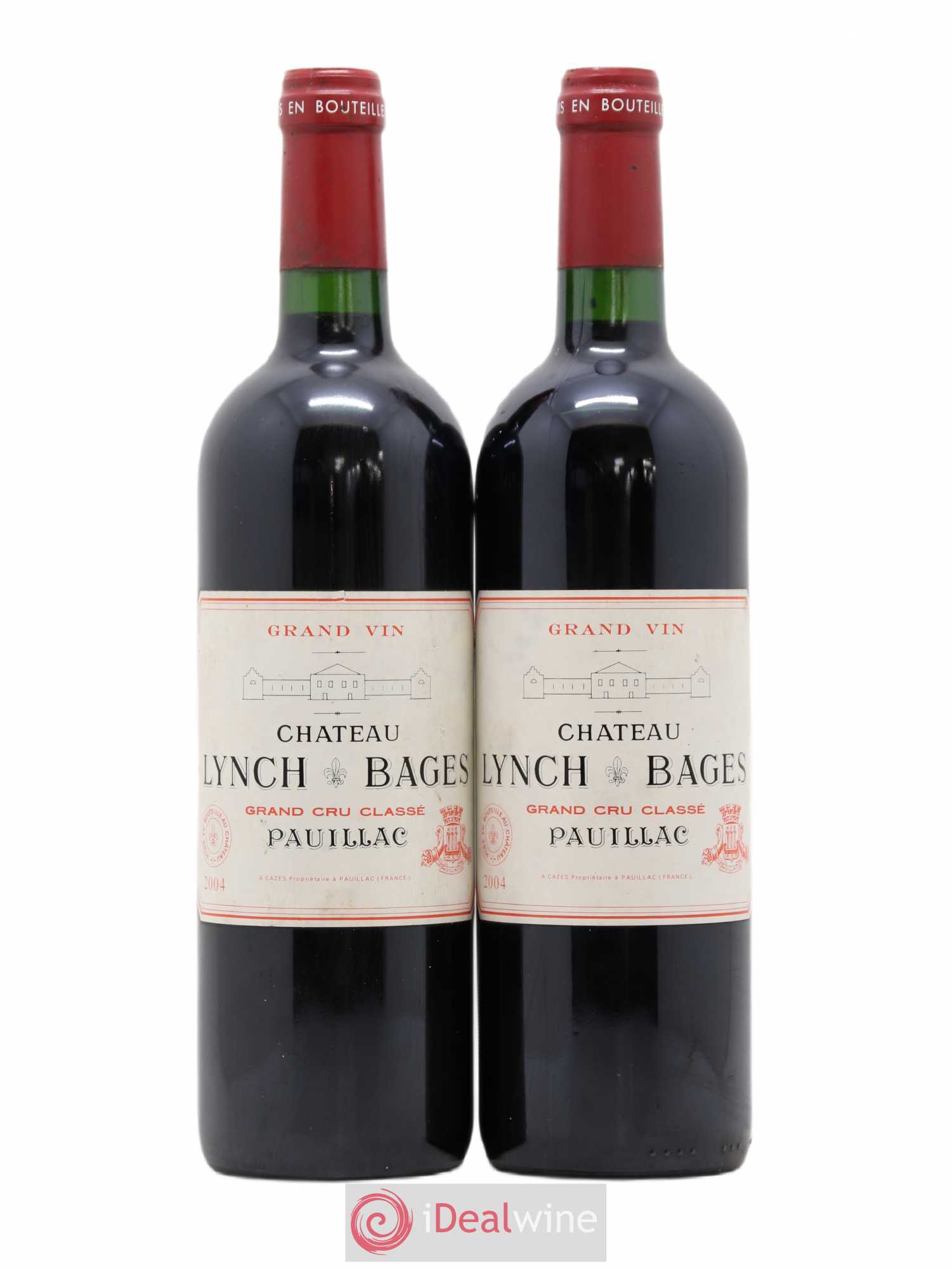Château Lynch Bages 5ème Grand Cru Classé 2004 - Lot de 2 bouteilles - 0