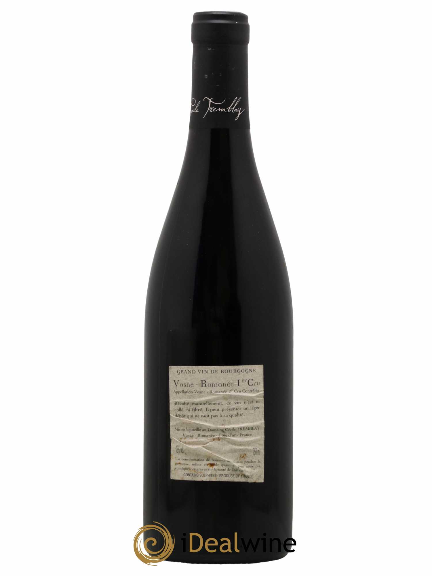 Vosne-Romanée 1er Cru Les Beaumonts (ou Beaux Monts) Cécile Tremblay 2014 - Lot of 1 bottle - 1