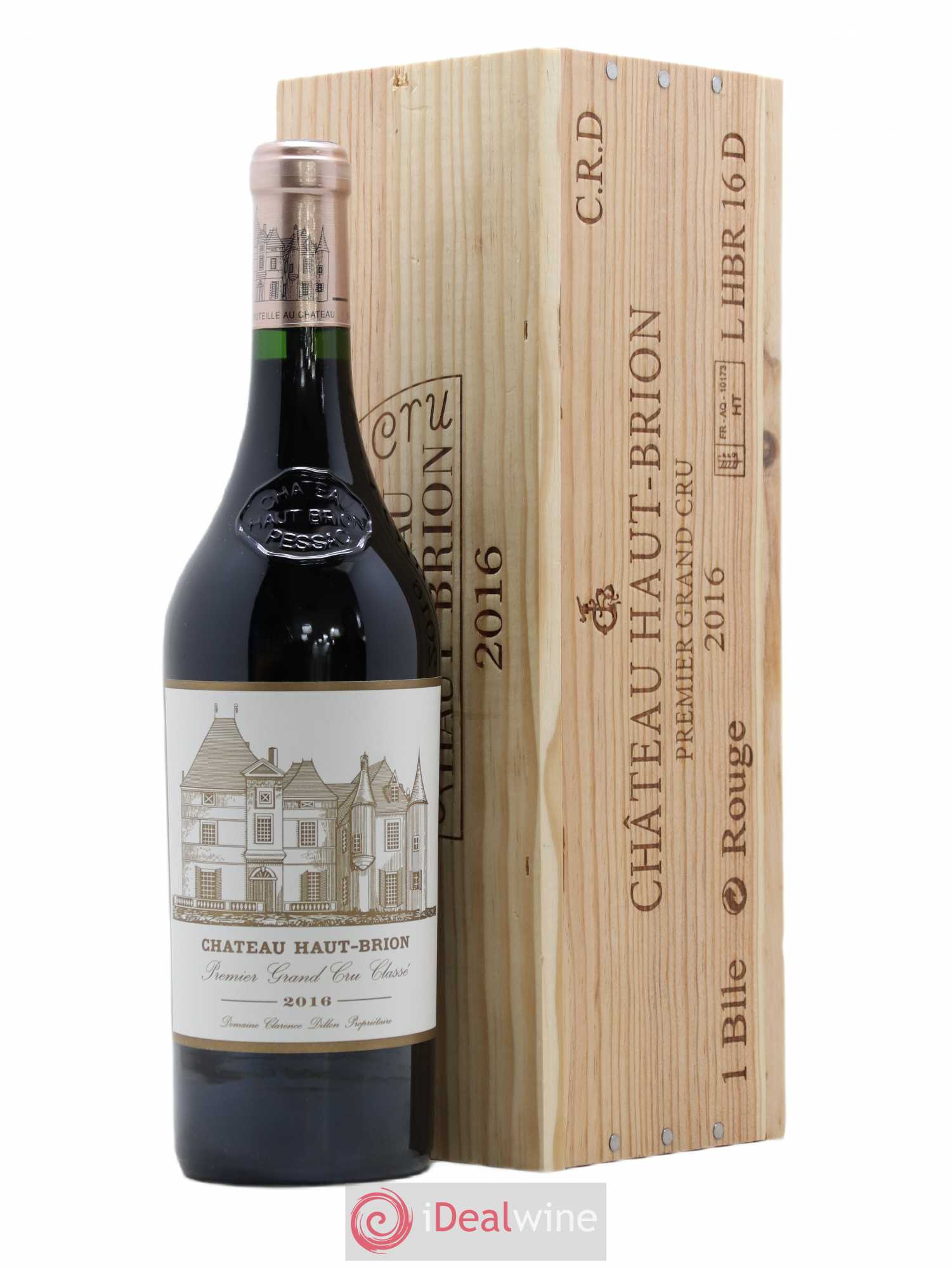 Château Haut Brion 1er Grand Cru Classé 2016 - Lot de 1 bouteille - 0