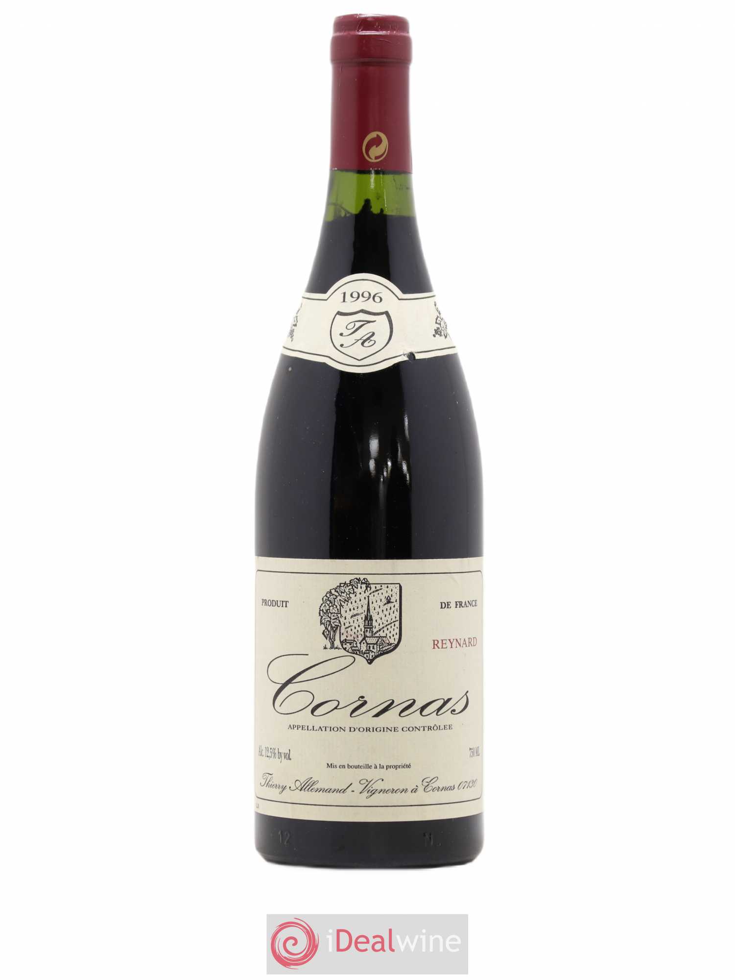 Cornas Reynard Thierry Allemand 1996 - Lot de 1 bouteille - 0