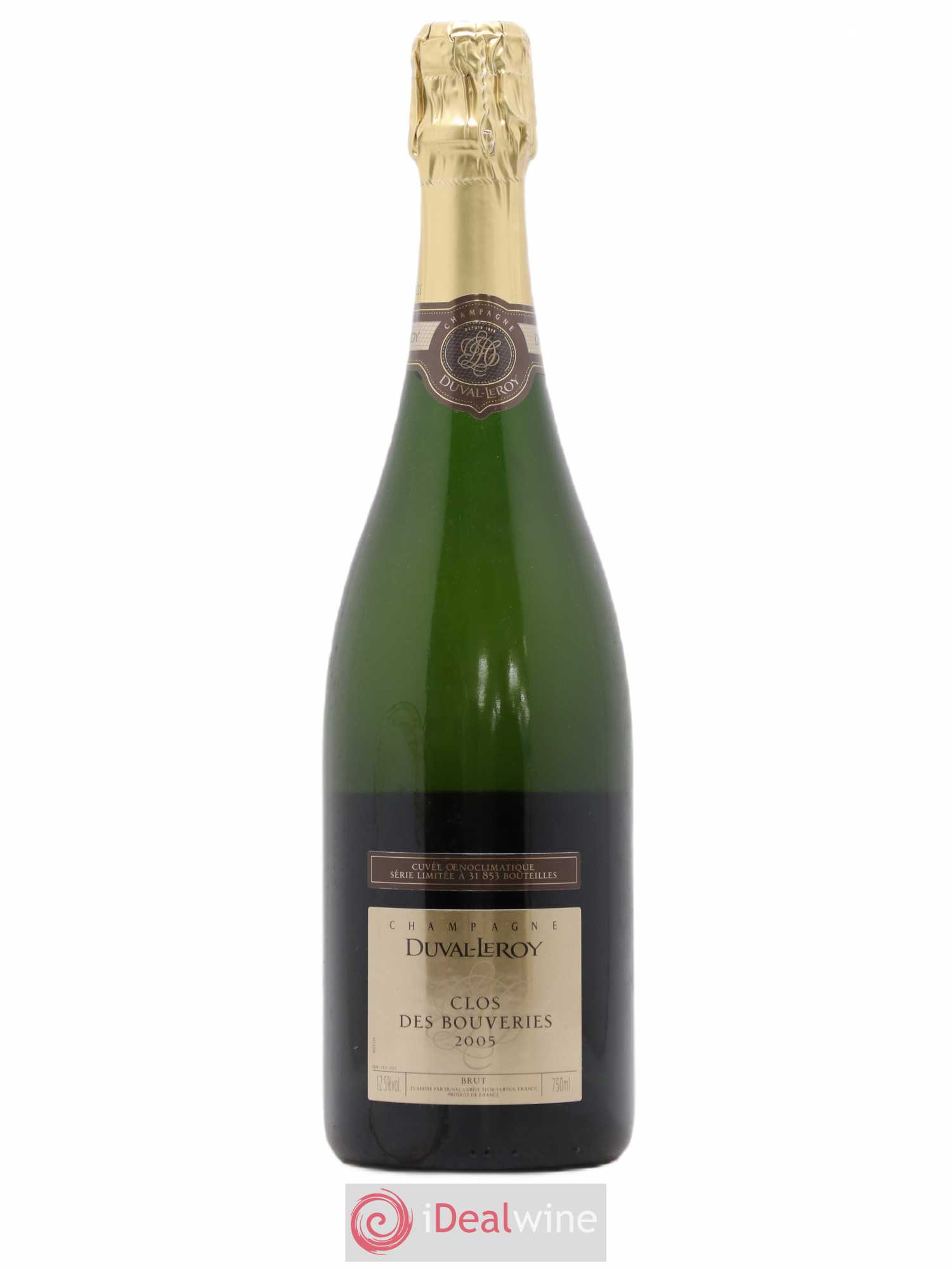 Champagne Clos des Bouveries Duval-Leroy 2005 - Posten von 1 Flasche - 0