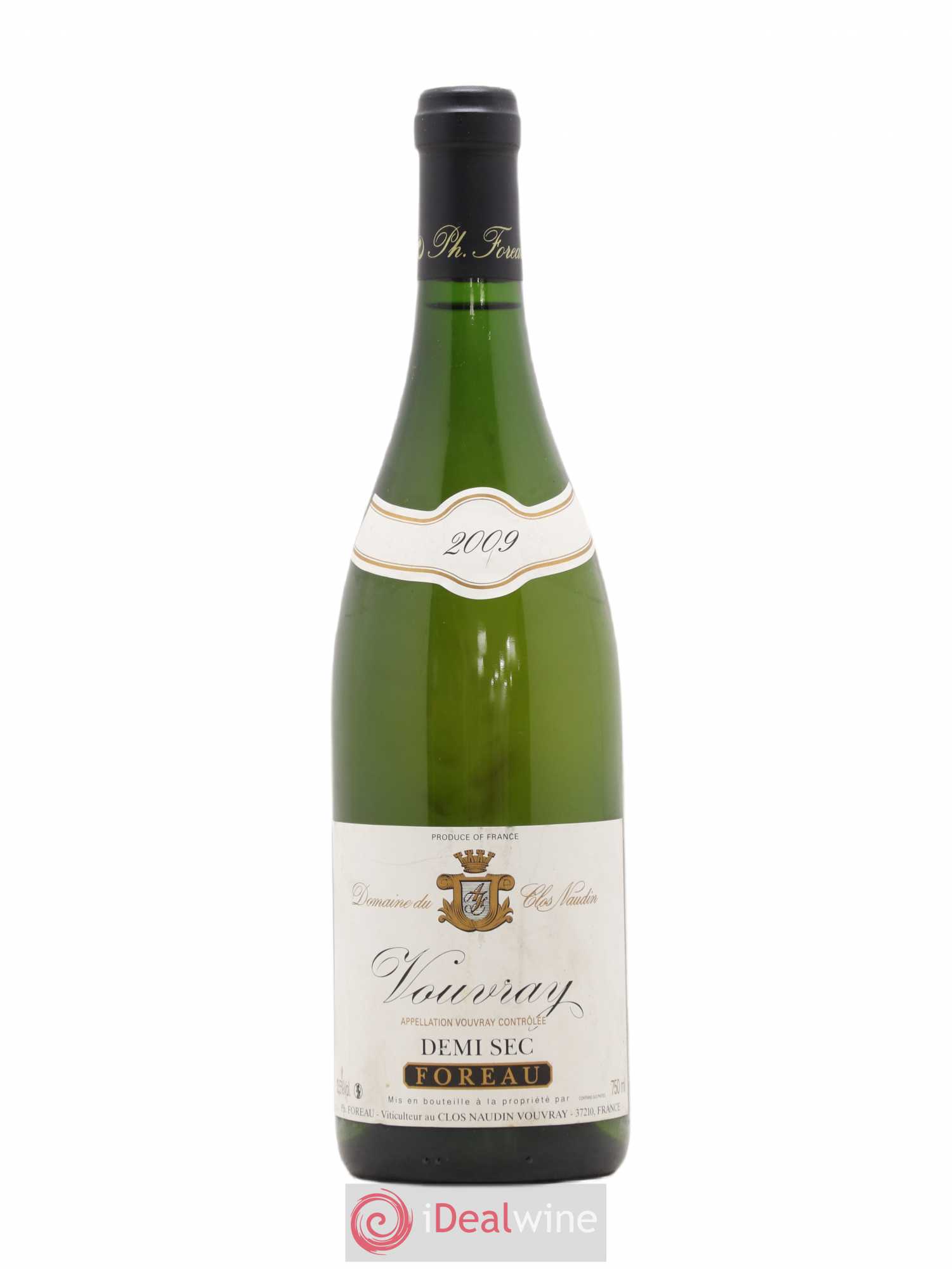Vouvray Demi-Sec Clos Naudin - Philippe Foreau 2009 - Lot de 1 bouteille - 0
