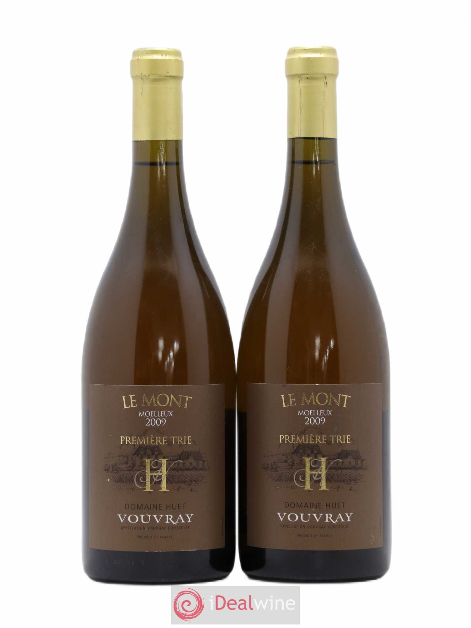 Vouvray Le Mont Moelleux 1ère Trie Domaine Huet 2009 - Lotto di 2 bottiglie - 0