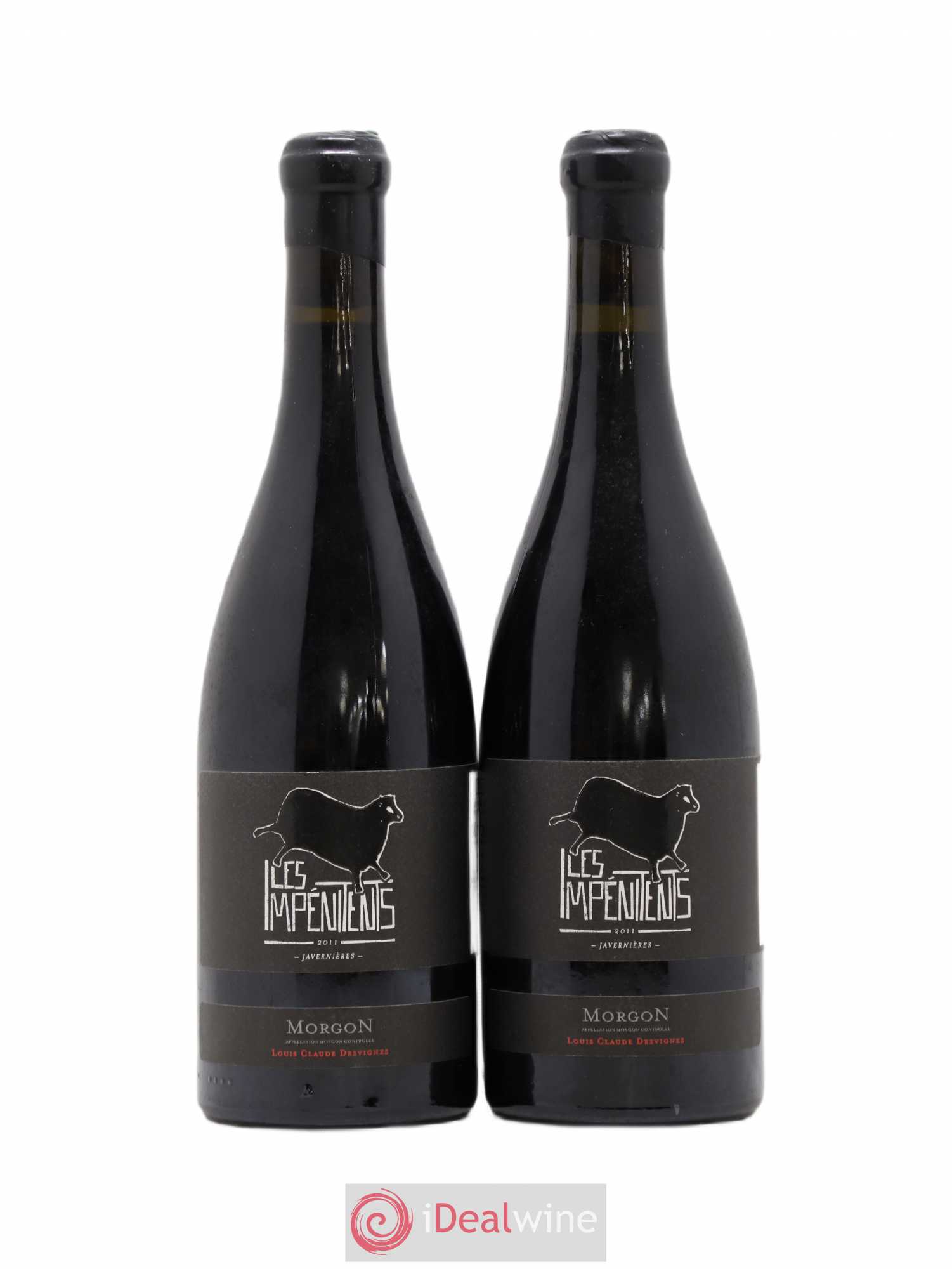 Morgon Javernières Les Impénitents Louis-Claude Desvignes 2011 - Lot de 2 bouteilles - 0