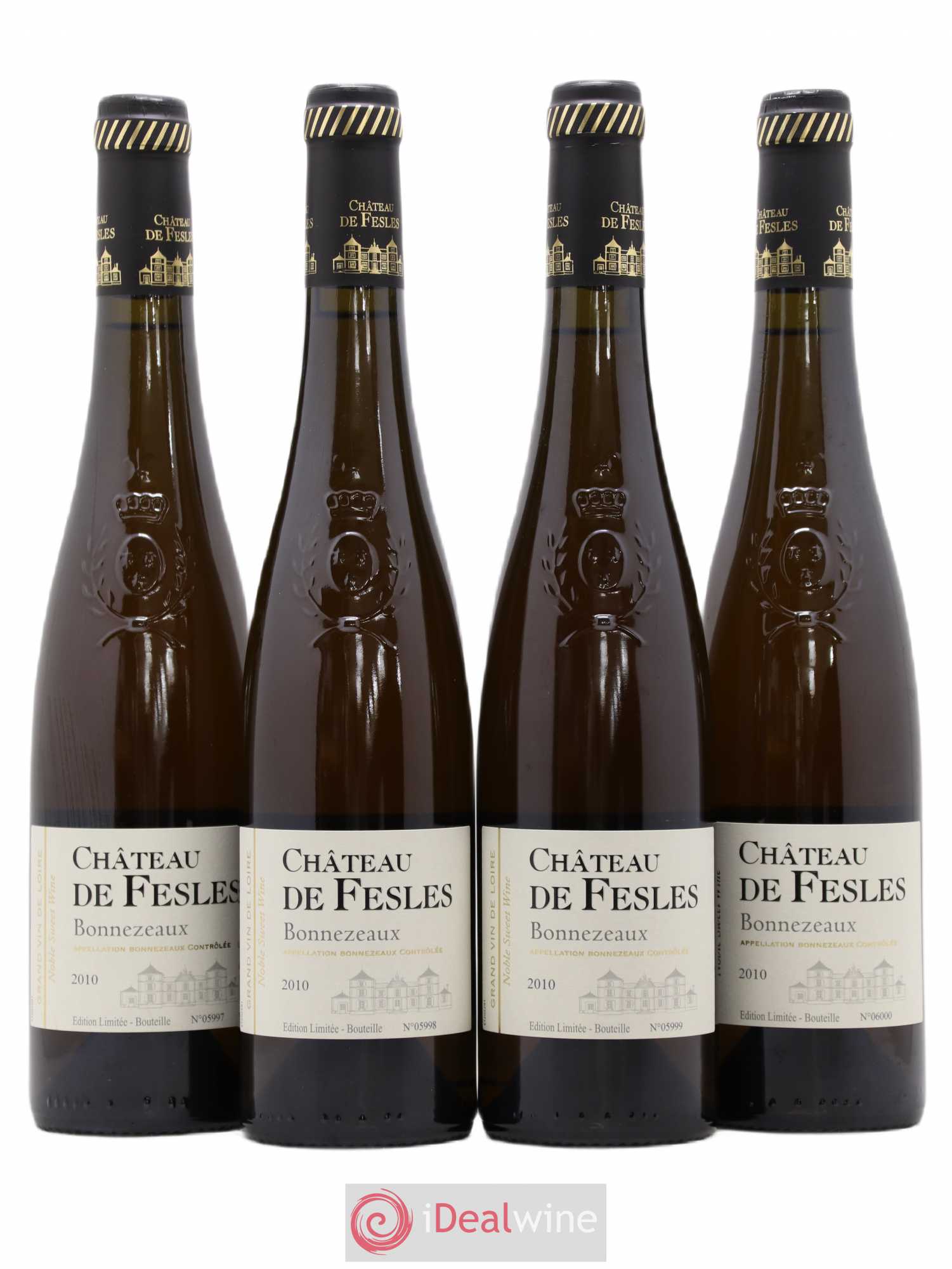 Bonnezeaux Château de Fesles 50cl 2010 - Lotto di 4 bottiglie - 0