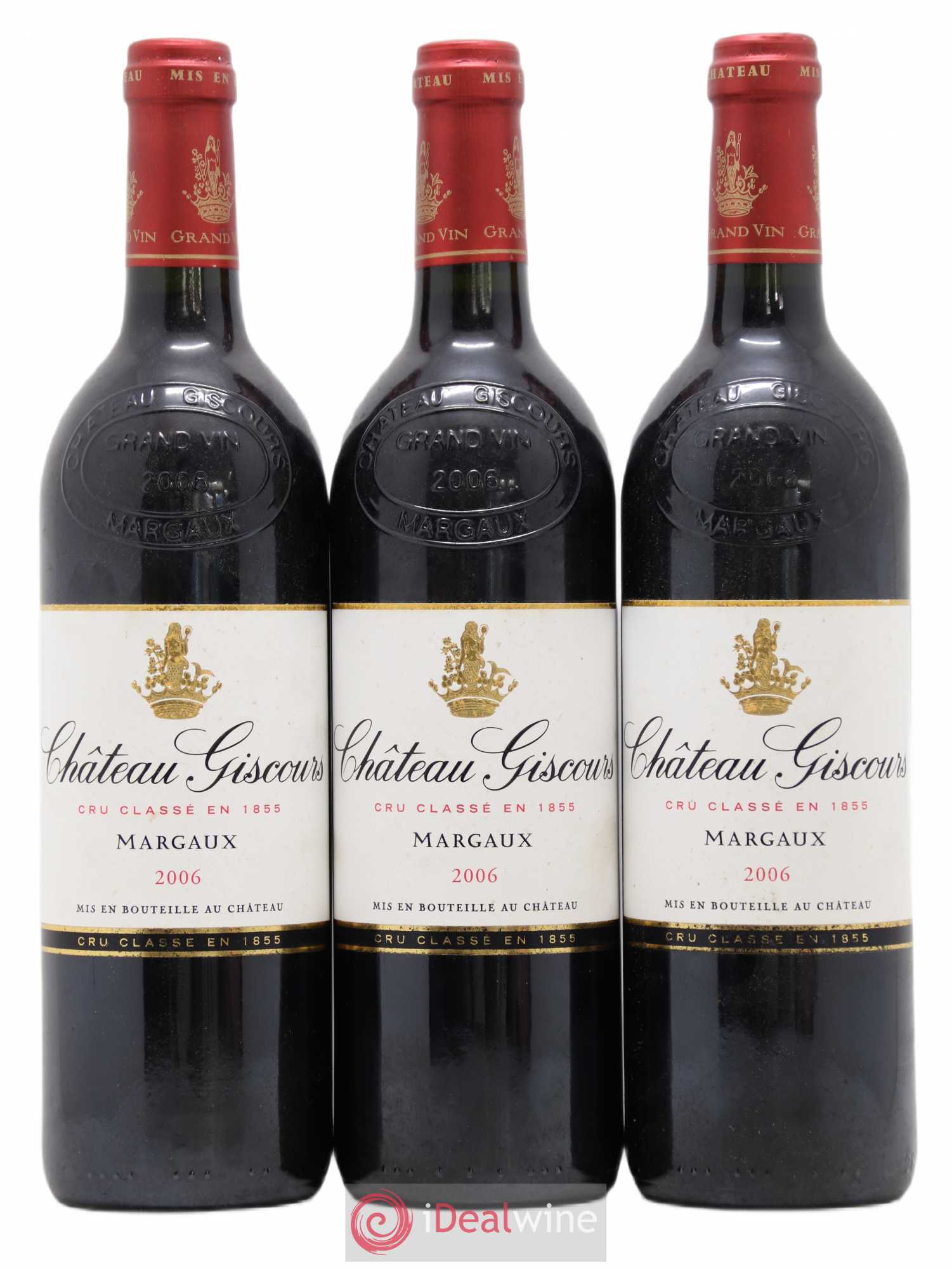 Château Giscours 3ème Grand Cru Classé 2006 - Lot de 3 bouteilles - 0