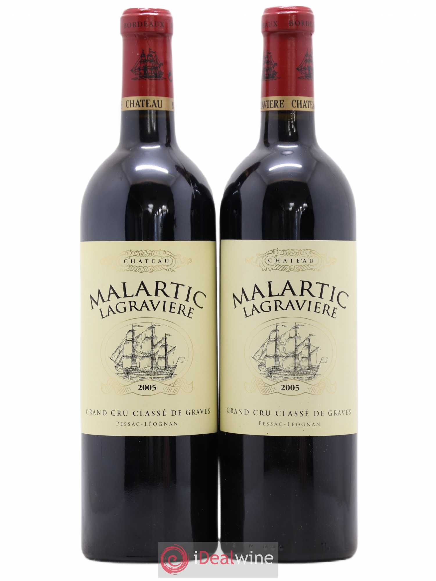 Château Malartic-Lagravière Cru Classé de Graves 2005 - Lot de 2 bouteilles - 0
