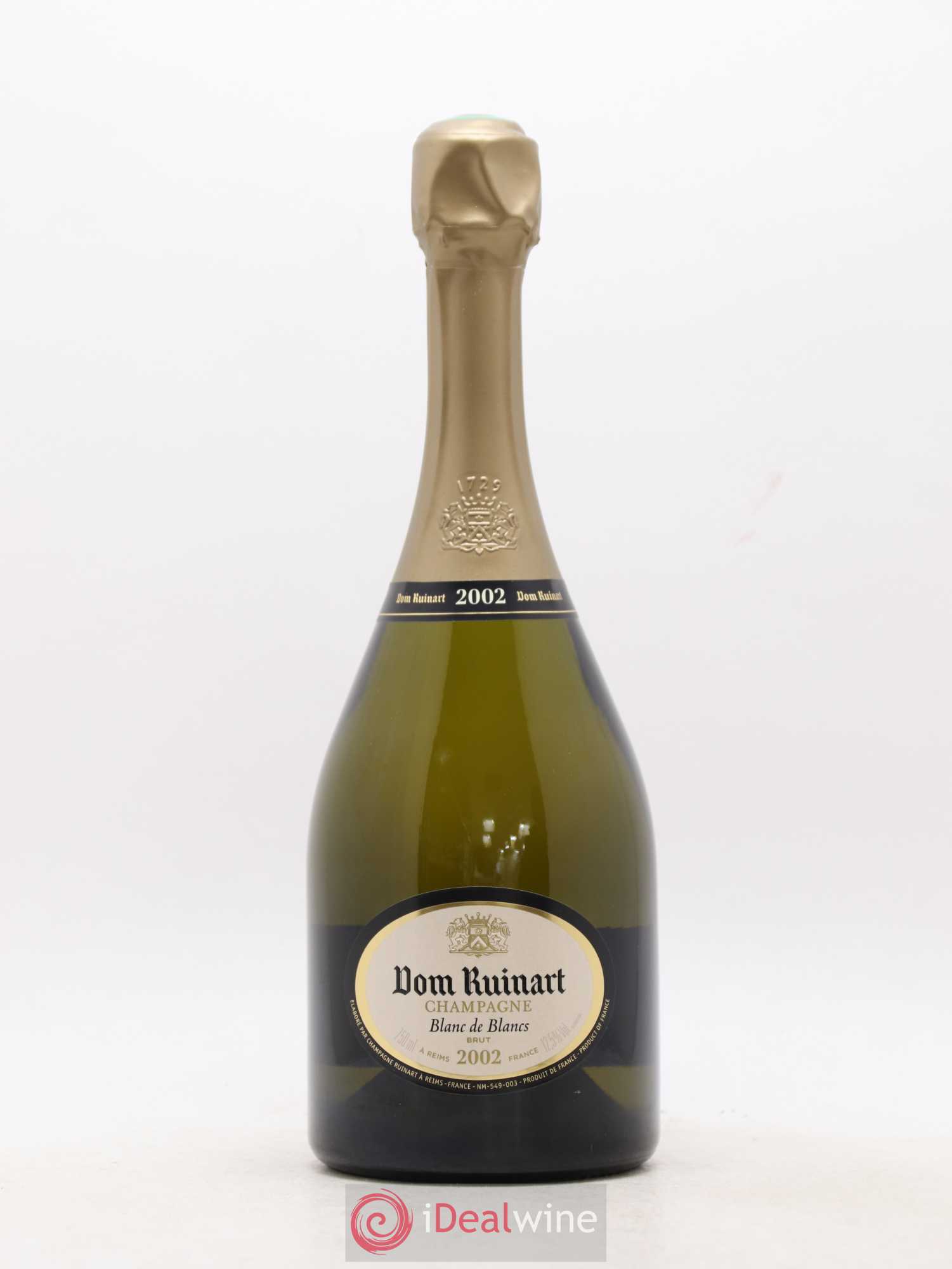 Dom Ruinart Brut Ruinart 2002 - Lot de 1 bouteille - 1