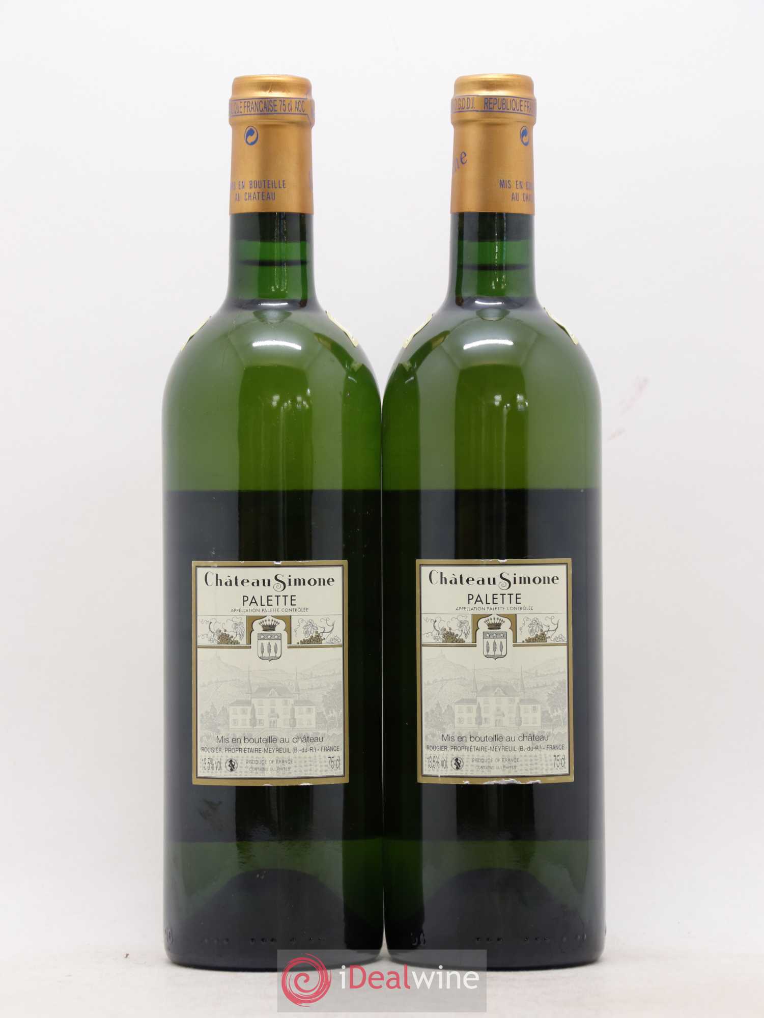 Palette Château Simone Famille Rougier 2009 - Lot de 2 bouteilles - 1