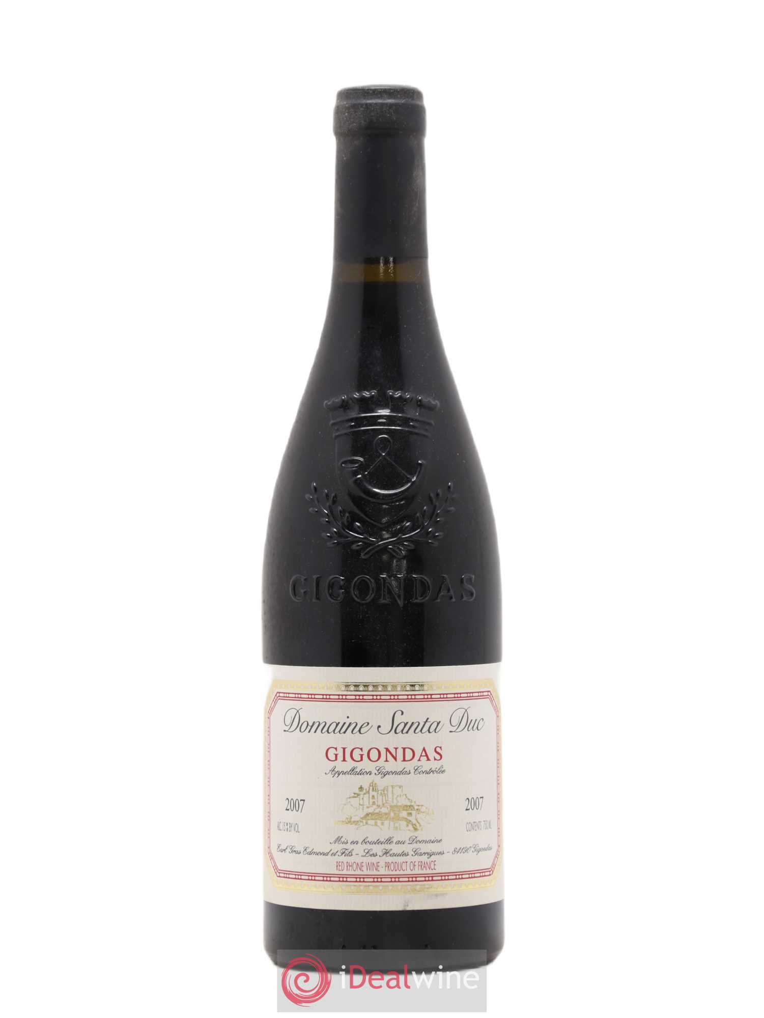 Gigondas Tradition Santa Duc 2007 - Lot de 1 bouteille - 0